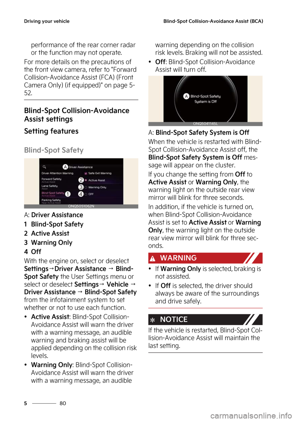 KIA SPORTAGE 2023  Owners Manual �%�S�J�W�J�O�H��Z�P�V�S��W�F�I�J�D�M�F
��
�
�#�M�J�O�E��4�Q�P�U��$�P�M�M�J�T�J�P�O��"�W�P�J�E�B�O�D�F��"�T�T�J�T�U��	�#�$�"�

�Q�F�S�G�P�S�N�B�O�D�F��P�G��U�I�F��S�F�B�S��D�P�S�O�F�S��S