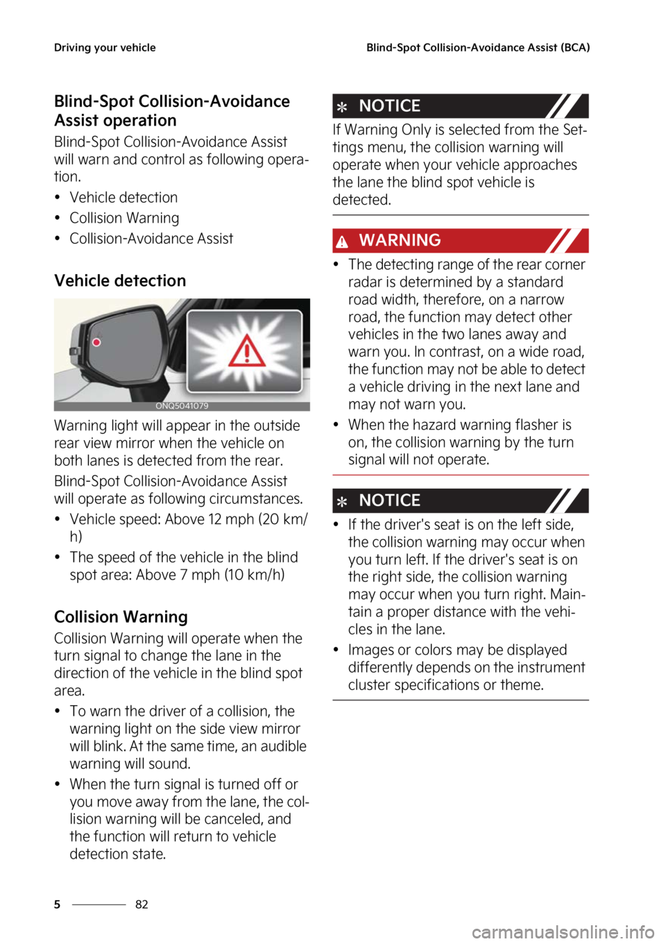 KIA SPORTAGE 2023  Owners Manual �%�S�J�W�J�O�H��Z�P�V�S��W�F�I�J�D�M�F
��
�
�#�M�J�O�E��4�Q�P�U��$�P�M�M�J�T�J�P�O��"�W�P�J�E�B�O�D�F��"�T�T�J�T�U��	�#�$�"�

�#�M�J�O�E��4�Q�P�U��$�P�M�M�J�T�J�P�O��"�W�P�J�E�B�O�D�F�
�
