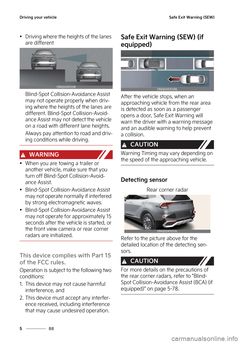 KIA SPORTAGE 2023  Owners Manual �%�S�J�W�J�O�H��Z�P�V�S��W�F�I�J�D�M�F
��
�
�4�B�G�F��&�Y�J�U��8�B�S�O�J�O�H��	�4�&�8�

