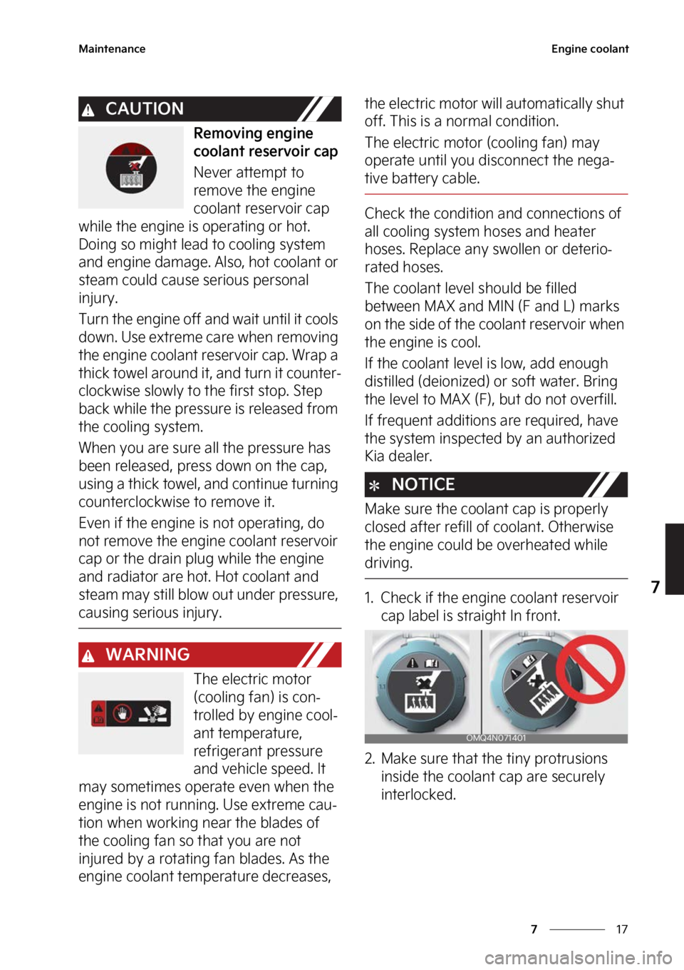 KIA SPORTAGE 2023  Owners Manual ��
�
�
�.�B�J�O�U�F�O�B�O�D�F�&�O�H�J�O�F��D�P�P�M�B�O�U
�$�"�6�5�*�0�/
�3�F�N�P�W�J�O�H��F�O�H�J�O�F�
�D�P�P�M�B�O�U��S�F�T�F�S�W�P�J�S��D�B�Q
�/�F�W�F�S��B�U�U�F�N�Q�U��U�P�
�S�F�N�P�W�F