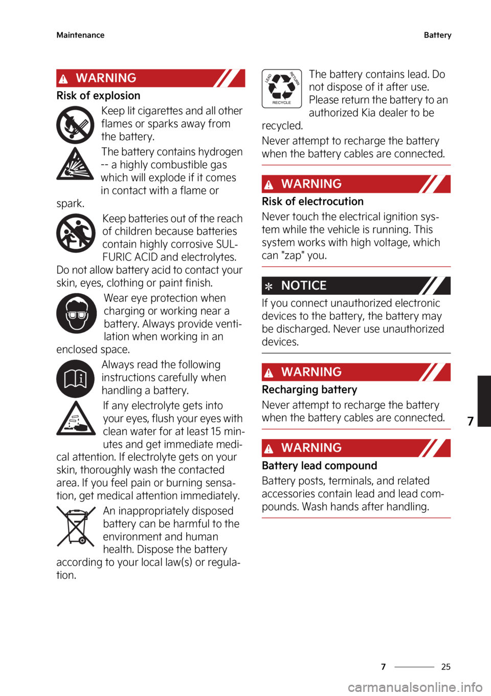 KIA SPORTAGE 2023  Owners Manual ��
�
�
�.�B�J�O�U�F�O�B�O�D�F�#�B�U�U�F�S�Z
�8�"�3�/�*�/�(
�3�J�T�L��P�G��F�Y�Q�M�P�T�J�P�O
�,�F�F�Q��M�J�U��D�J�H�B�S�F�U�U�F�T��B�O�E��B�M�M��P�U�I�F�S�
�G�M�B�N�F�T��P�S��T�Q�B�S�L�T�