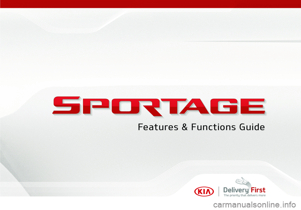 KIA SPORTAGE 2021  Features and Functions Guide 