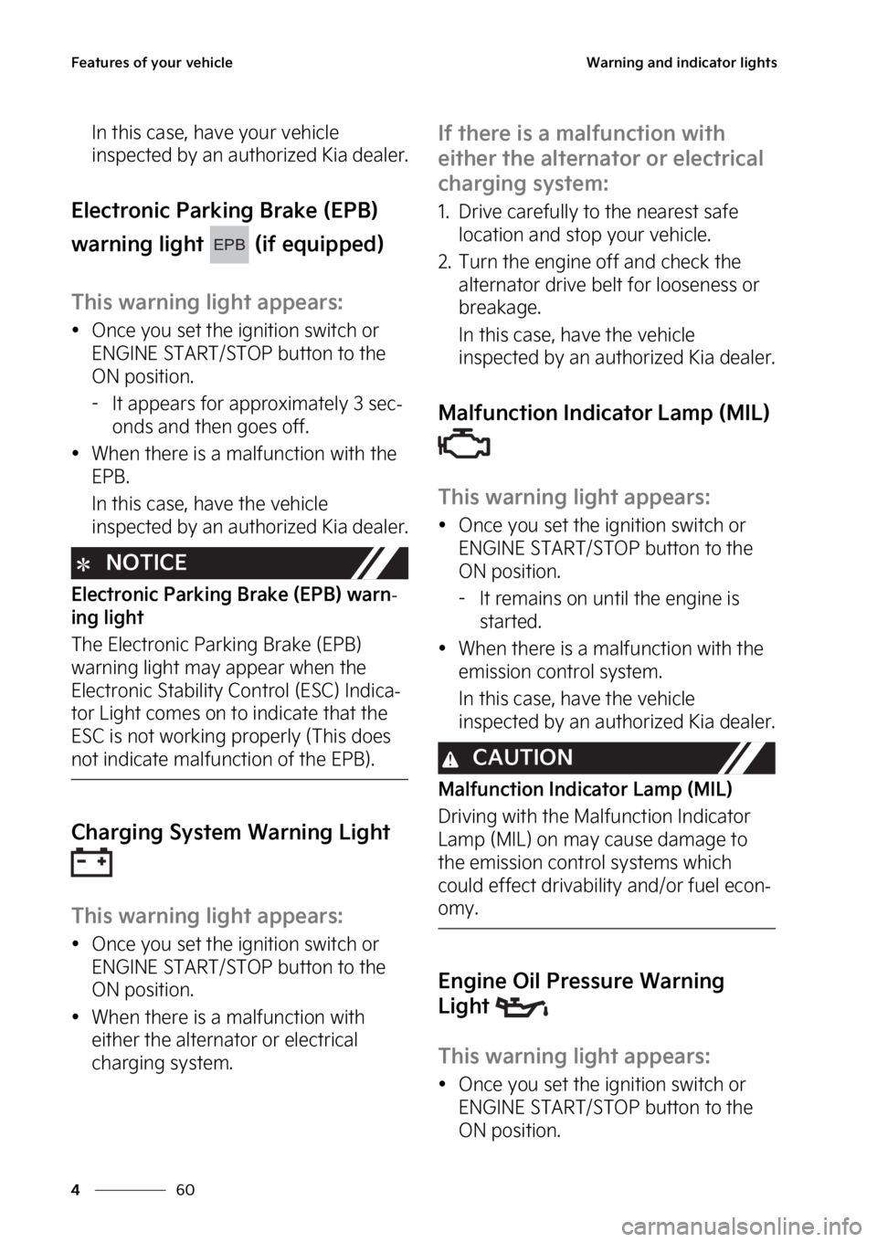 KIA SOUL 2023  Owners Manual ��F�B�U�V�S�F�T��P�G��Z�P�V�S��W�F�I�J�D�M�F
��
�
�8�B�S�O�J�O�H��B�O�E��J�O�E�J�D�B�U�P�S��M�J�H�I�U�T
�*�O��U�I�J�T��D�B�T�F�
��I�B�W�F��Z�P�V�S��W�F�I�J�D�M�F�
�J�O�T�Q�F�D�U�F�E��