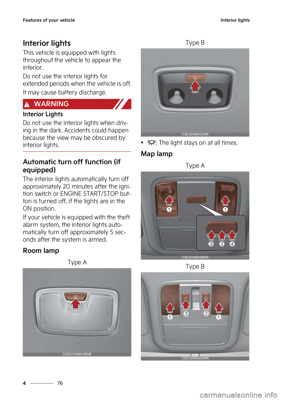 KIA SOUL 2023  Owners Manual ��F�B�U�V�S�F�T��P�G��Z�P�V�S��W�F�I�J�D�M�F
��
�
�*�O�U�F�S�J�P�S��M�J�H�I�U�T
�*�O�U�F�S�J�P�S��M�J�H�I�U�T
�5�I�J�T��W�F�I�J�D�M�F��J�T��F�R�V�J�Q�Q�F�E��X�J�U�I��M�J�H�I�U�T�
�U�I�S