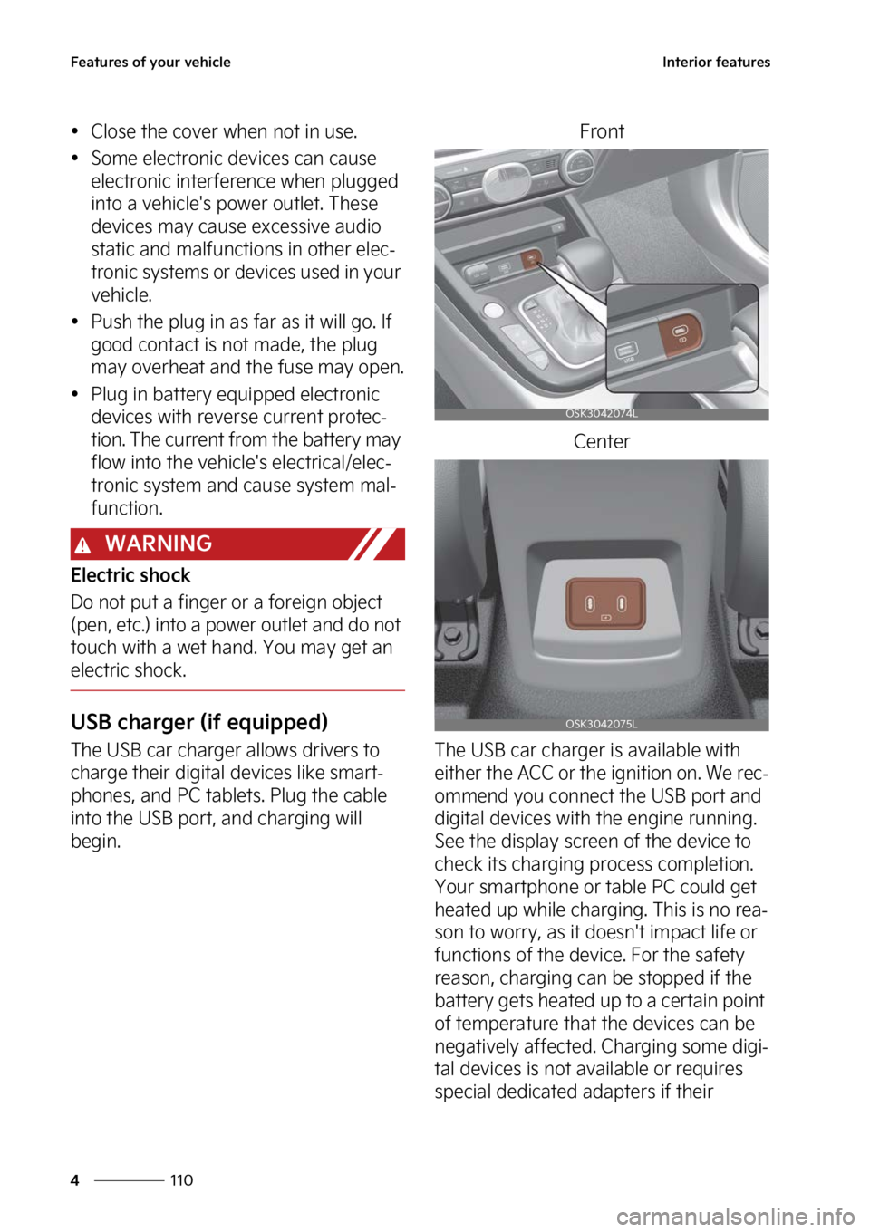 KIA SOUL 2023  Owners Manual ��F�B�U�V�S�F�T��P�G��Z�P�V�S��W�F�I�J�D�M�F
���
�
�*�O�U�F�S�J�P�S��G�F�B�U�V�S�F�T
