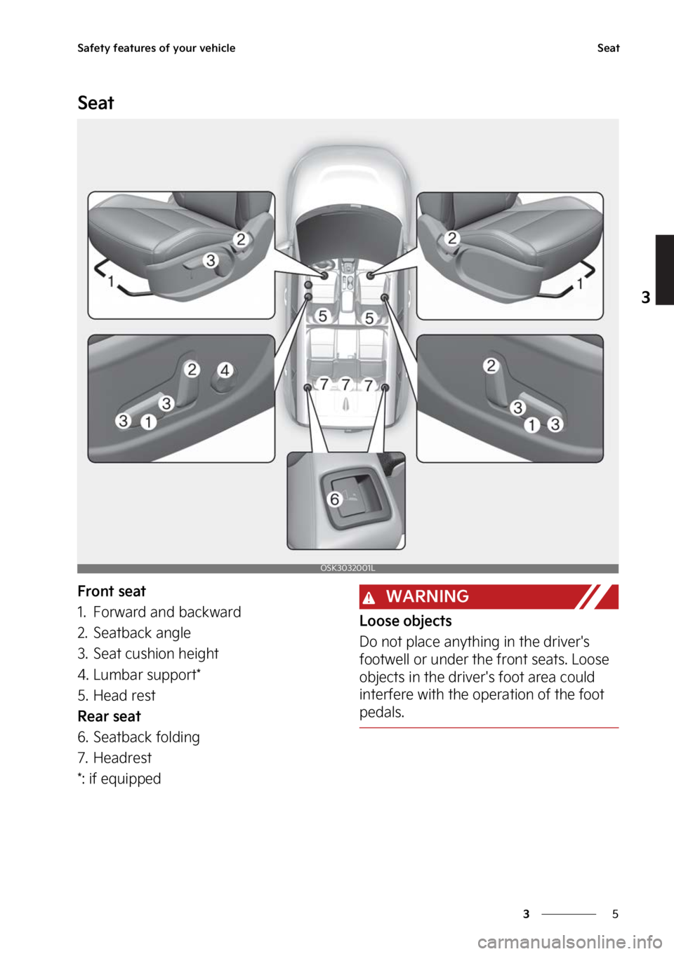 KIA SOUL 2023 Owners Manual �
�
�
�4�B�G�F�U�Z��G�F�B�U�V�S�F�T��P�G��Z�P�V�S��W�F�I�J�D�M�F�4�F�B�U
�4�F�B�U
��S�P�O�U��T�F�B�U
�� ��P�S�X�B�S�E��B�O�E��C�B�D�L�X�B�S�E
�� �4�F�B�U�C�B�D�L��B�O�H�M�F
�� �4�F�