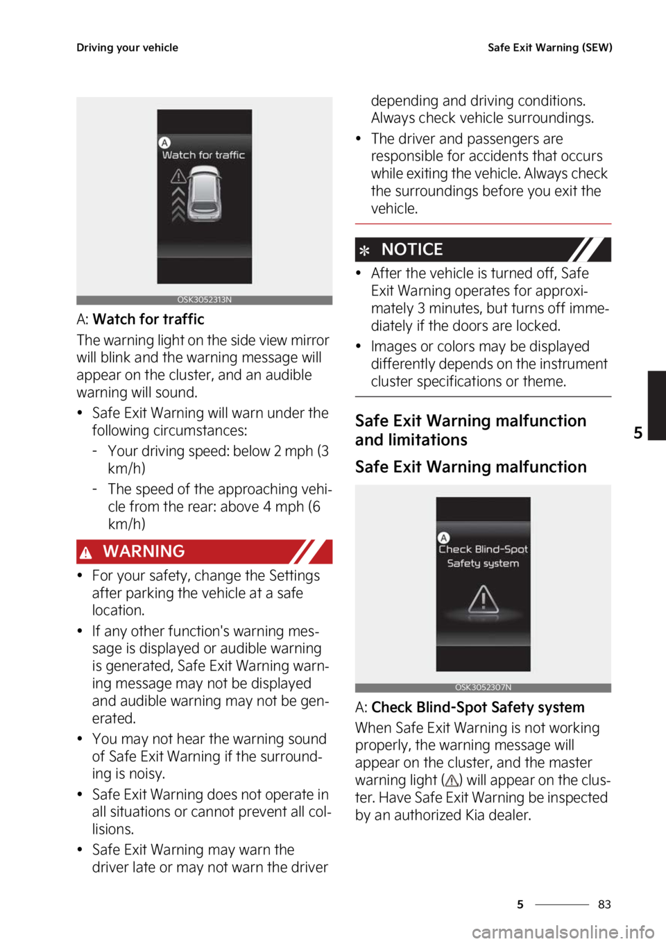 KIA SOUL 2023  Owners Manual ��
�
�
�%�S�J�W�J�O�H��Z�P�V�S��W�F�I�J�D�M�F�4�B�G�F��&�Y�J�U��8�B�S�O�J�O�H��	�4�&�8�

�"���8�B�U�D�I��G�P�S��U�S�B�G�G�J�D
�5�I�F��X�B�S�O�J�O�H��M�J�H�I�U��P�O��U�I�F��T�J�E�F��