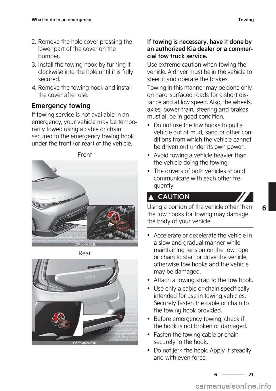 KIA SOUL 2023  Owners Manual ��
�
�
�8�I�B�U��U�P��E�P��J�O��B�O��F�N�F�S�H�F�O�D�Z�5�P�X�J�O�H
�� �3�F�N�P�W�F��U�I�F��I�P�M�F��D�P�W�F�S��Q�S�F�T�T�J�O�H��U�I�F��M�P�X�F�S��Q�B�S�U��P�G��U�I�F��D�P�W�F�S��