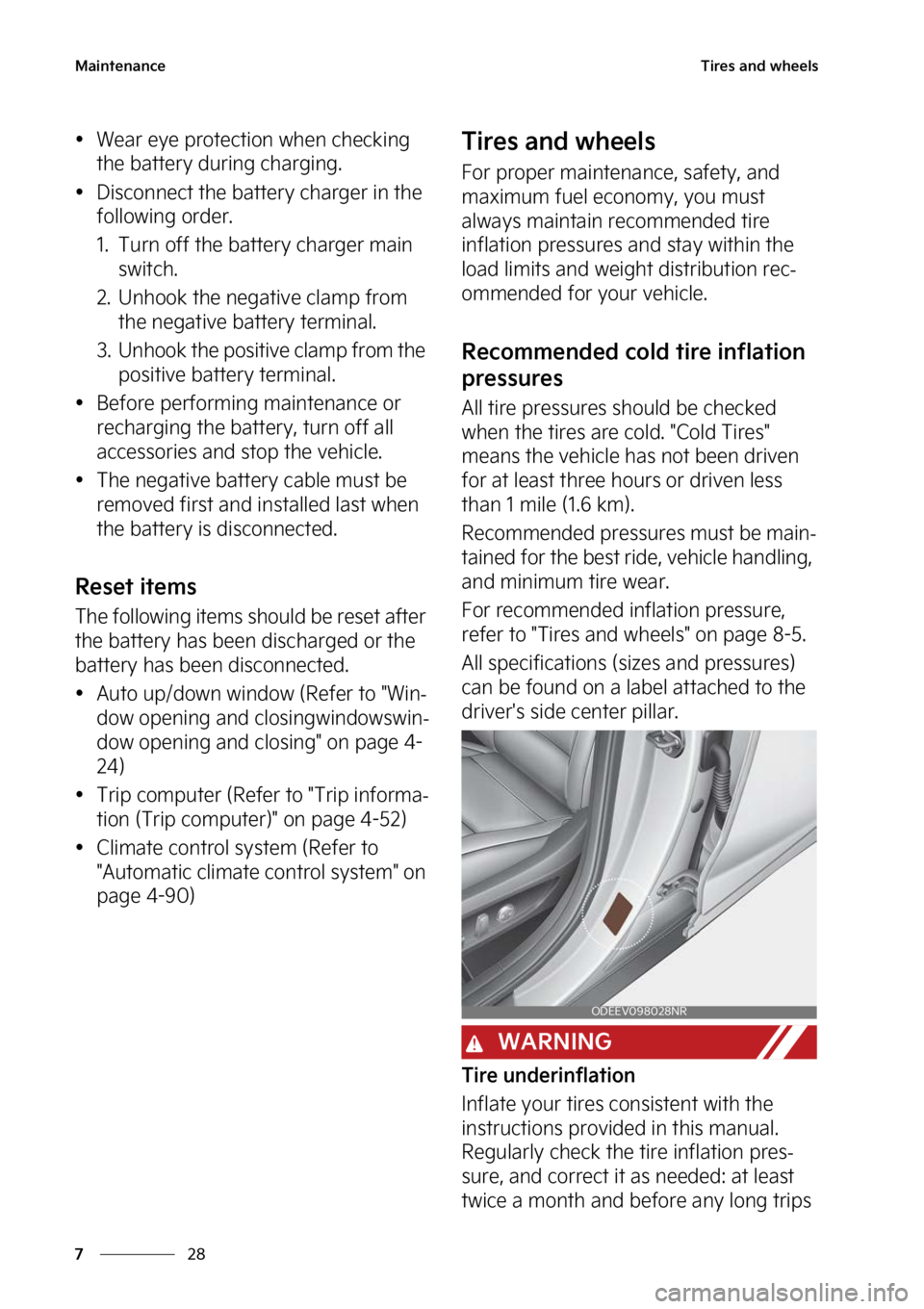 KIA SOUL 2023  Owners Manual �.�B�J�O�U�F�O�B�O�D�F
��
�
�5�J�S�F�T��B�O�E��X�I�F�F�M�T
