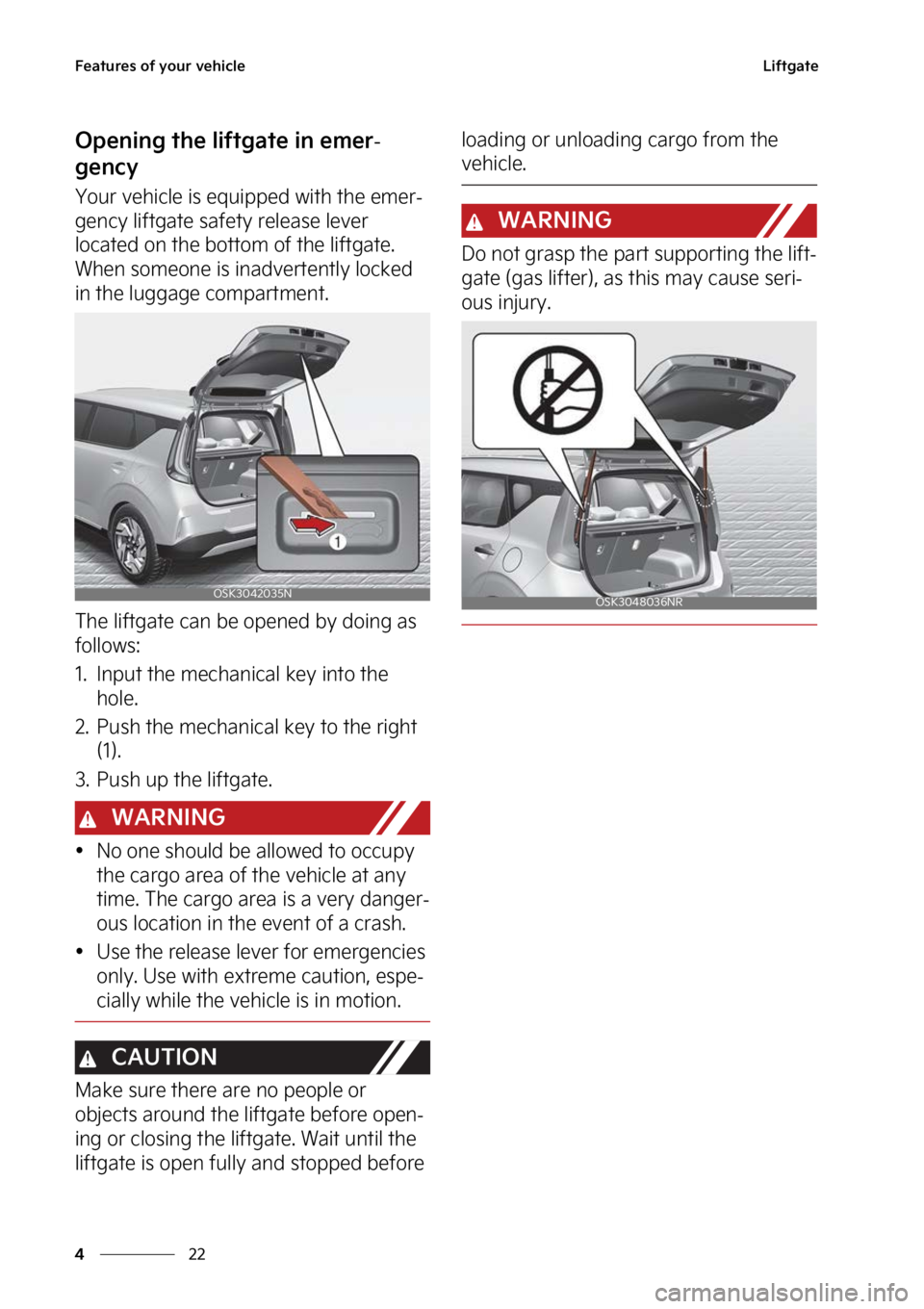 KIA SOUL 2023  Owners Manual ��F�B�U�V�S�F�T��P�G��Z�P�V�S��W�F�I�J�D�M�F
��
�
�-�J�G�U�H�B�U�F
�0�Q�F�O�J�O�H��U�I�F��M�J�G�U�H�B�U�F��J�O��F�N�F�S-
�H�F�O�D�Z
�:�P�V�S��W�F�I�J�D�M�F��J�T��F�R�V�J�Q�Q�F�E��X�J�U�
