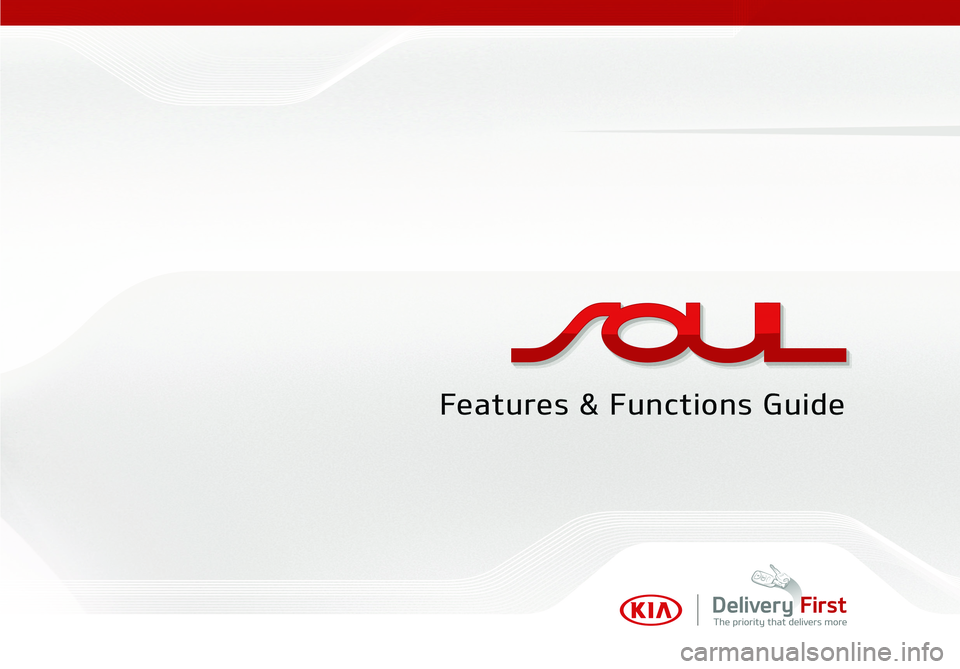 KIA SOUL 2021  Features and Functions Guide 