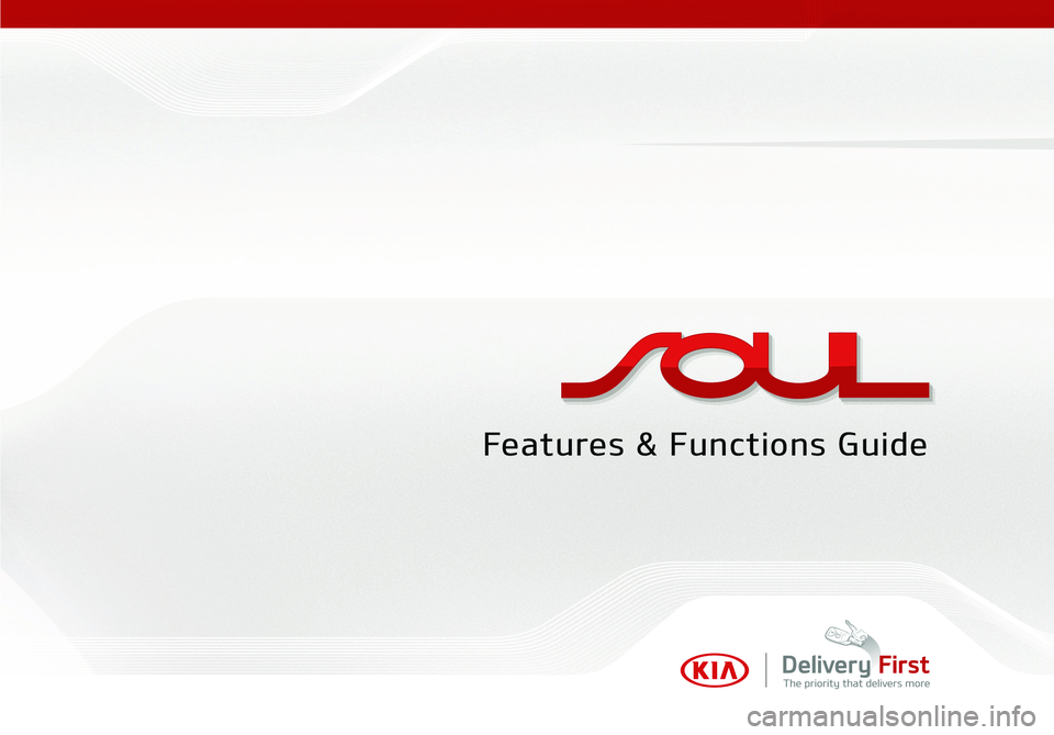 KIA SOUL 2020 Features and Functions Guide KIA SOUL 2020 Features and Functions Guide
