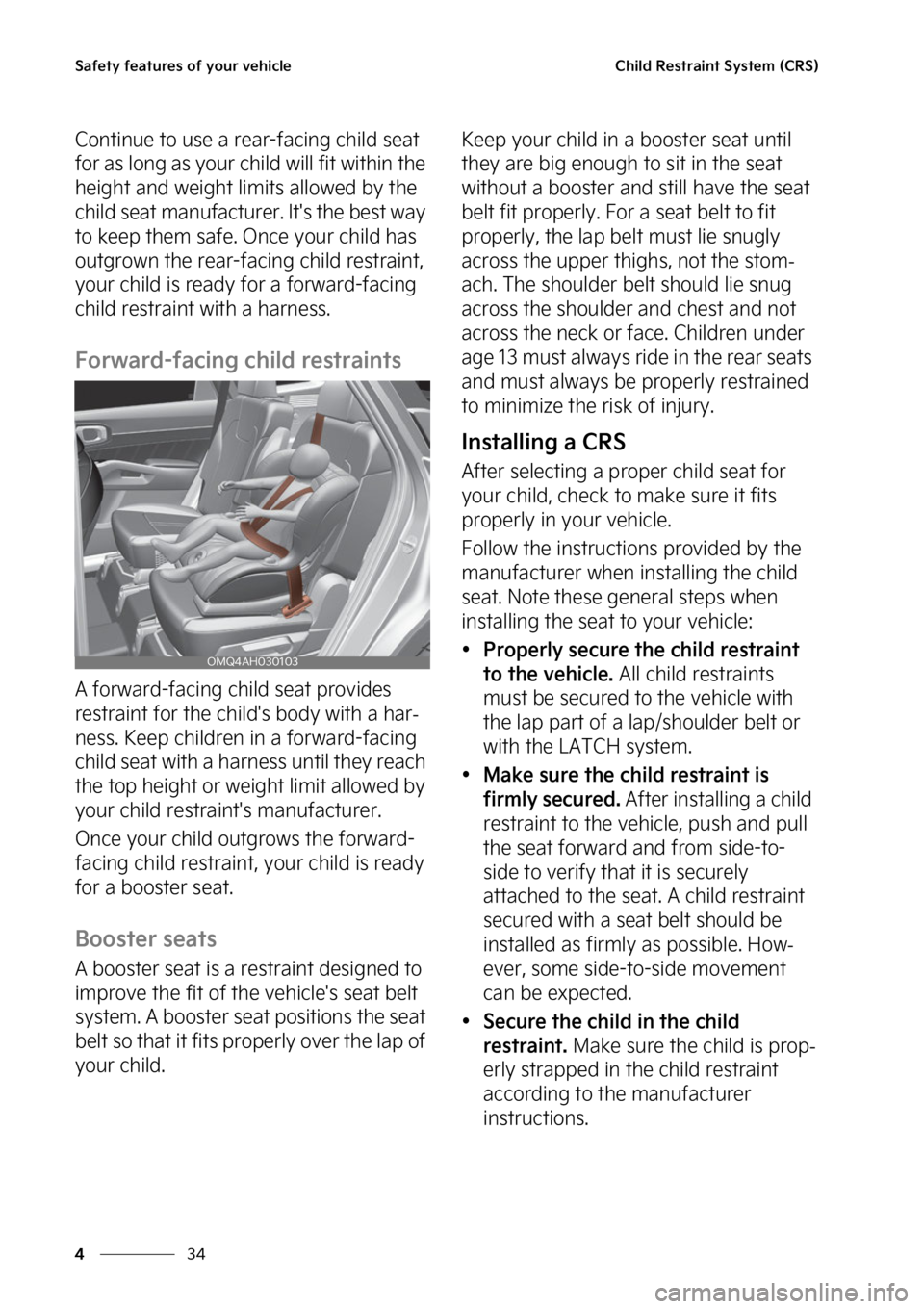KIA SORENTO PHEV 2023  Owners Manual �4�B�G�F�U�Z��G�F�B�U�V�S�F�T��P�G��Z�P�V�S��W�F�I�J�D�M�F
��
�
�$�I�J�M�E��3�F�T�U�S�B�J�O�U��4�Z�T�U�F�N��	�$�3�4�

�$�P�O�U�J�O�V�F��U�P��V�T�F��B��S�F�B�S��G�B�D�J�O�H��D�I�J�M�E�