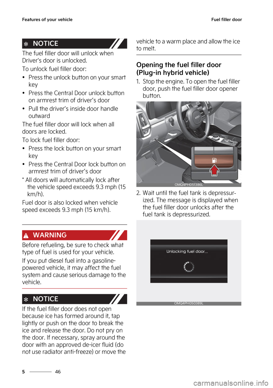 KIA SORENTO PHEV 2023  Owners Manual ��F�B�U�V�S�F�T��P�G��Z�P�V�S��W�F�I�J�D�M�F
��
�
��V�F�M��G�J�M�M�F�S��E�P�P�S
�/�0�5�*�$�&
�5�I�F��G�V�F�M��G�J�M�M�F�S��E�P�P�S��X�J�M�M��V�O�M�P�D�L��X�I�F�O�
�%�S�J�W�F�S��T��E