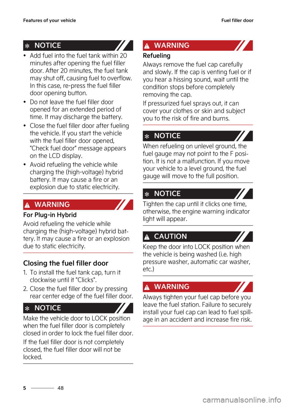 KIA SORENTO PHEV 2023  Owners Manual ��F�B�U�V�S�F�T��P�G��Z�P�V�S��W�F�I�J�D�M�F
��
�
��V�F�M��G�J�M�M�F�S��E�P�P�S
�/�0�5�*�$�&
