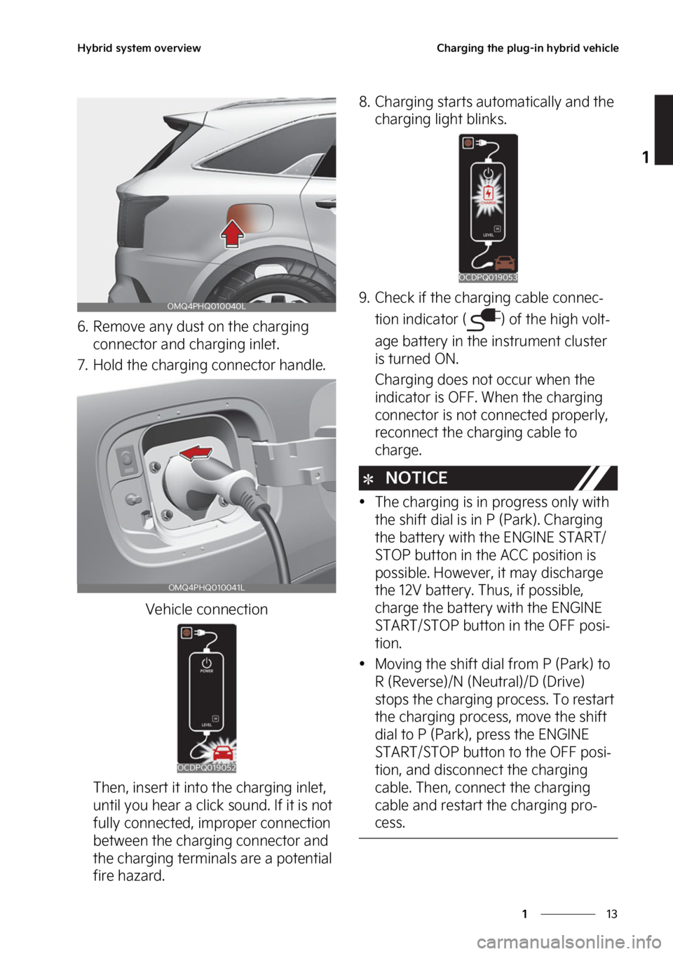 KIA SORENTO PHEV 2023 User Guide ��
�
�
�)�Z�C�S�J�E��T�Z�T�U�F�N��P�W�F�S�W�J�F�X�$�I�B�S�H�J�O�H��U�I�F��Q�M�V�H��J�O��I�Z�C�S�J�E��W�F�I�J�D�M�F
�� �3�F�N�P�W�F��B�O�Z��E�V�T�U��P�O��U�I�F��D�I�B�S�H�J�O�H��D�P�