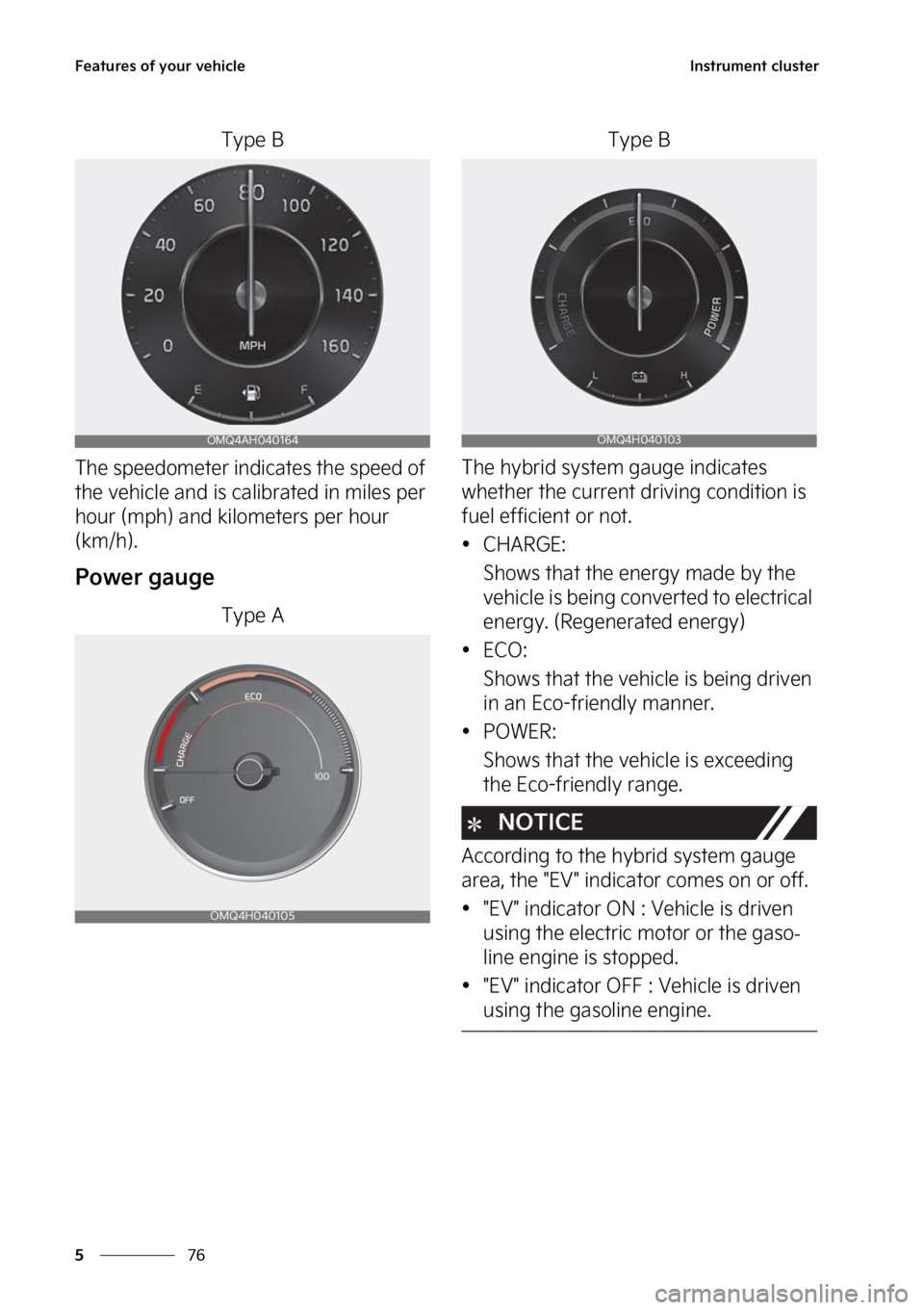 KIA SORENTO PHEV 2023  Owners Manual ��F�B�U�V�S�F�T��P�G��Z�P�V�S��W�F�I�J�D�M�F
��
�
�*�O�T�U�S�V�N�F�O�U��D�M�V�T�U�F�S
�5�Z�Q�F��#
�5�I�F��T�Q�F�F�E�P�N�F�U�F�S��J�O�E�J�D�B�U�F�T��U�I�F��T�Q�F�F�E��P�G�
�U�I�F��W�F�I