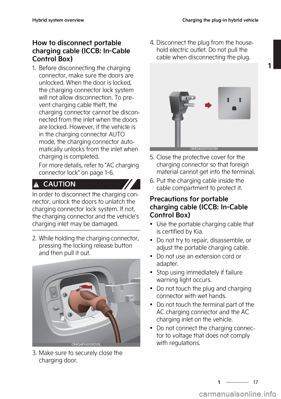 KIA SORENTO PHEV 2023 Owners Manual ��
�
�
�)�Z�C�S�J�E��T�Z�T�U�F�N��P�W�F�S�W�J�F�X�$�I�B�S�H�J�O�H��U�I�F��Q�M�V�H��J�O��I�Z�C�S�J�E��W�F�I�J�D�M�F
�)�P�X��U�P��E�J�T�D�P�O�O�F�D�U��Q�P�S�U�B�C�M�F�
�D�I�B�S�H�J�O�H��