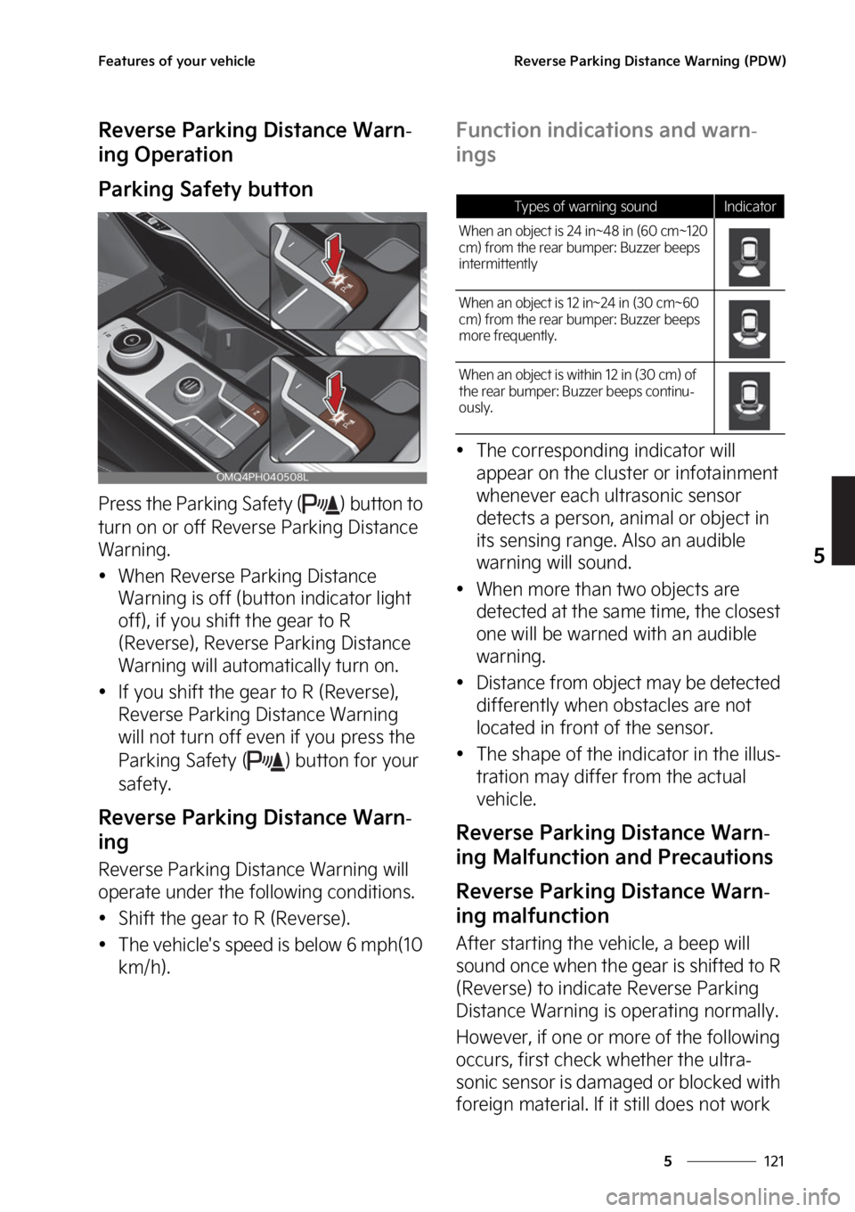 KIA SORENTO PHEV 2023  Owners Manual ���
�
�
��F�B�U�V�S�F�T��P�G��Z�P�V�S��W�F�I�J�D�M�F�3�F�W�F�S�T�F��1�B�S�L�J�O�H��%�J�T�U�B�O�D�F��8�B�S�O�J�O�H��	�1�%�8�

�3�F�W�F�S�T�F��1�B�S�L�J�O�H��%�J�T�U�B�O�D�F��8�B�S�O-
�J