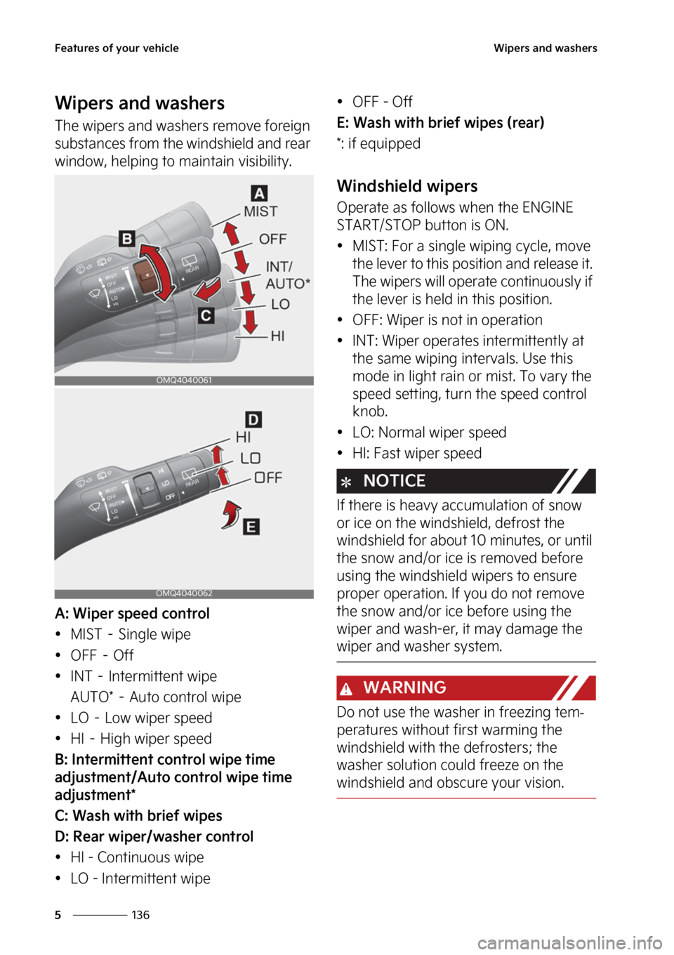 KIA SORENTO PHEV 2023  Owners Manual ��F�B�U�V�S�F�T��P�G��Z�P�V�S��W�F�I�J�D�M�F
���
�
�8�J�Q�F�S�T��B�O�E��X�B�T�I�F�S�T
�8�J�Q�F�S�T��B�O�E��X�B�T�I�F�S�T
�5�I�F��X�J�Q�F�S�T��B�O�E��X�B�T�I�F�S�T��S�F�N�P�W�F��G�P�S�