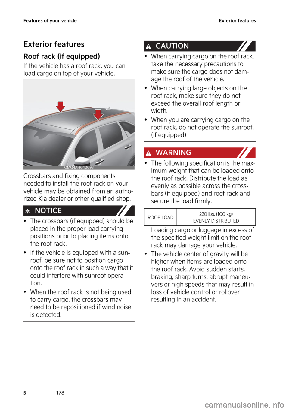 KIA SORENTO PHEV 2023  Owners Manual ��F�B�U�V�S�F�T��P�G��Z�P�V�S��W�F�I�J�D�M�F
���
�
�&�Y�U�F�S�J�P�S��G�F�B�U�V�S�F�T
�&�Y�U�F�S�J�P�S��G�F�B�U�V�S�F�T
�3�P�P�G��S�B�D�L��	�J�G��F�R�V�J�Q�Q�F�E�

�*�G��U�I�F��W�F�I�J�D