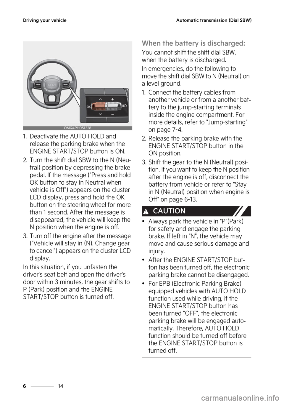 KIA SORENTO PHEV 2023  Owners Manual �%�S�J�W�J�O�H��Z�P�V�S��W�F�I�J�D�M�F
��
�
�"�V�U�P�N�B�U�J�D��U�S�B�O�T�N�J�T�T�J�P�O��	�%�J�B�M��4�#�8�

�� �%�F�B�D�U�J�W�B�U�F��U�I�F��"�6�5�0��)�0�-�%��B�O�E�
�S�F�M�F�B�T�F��U�I