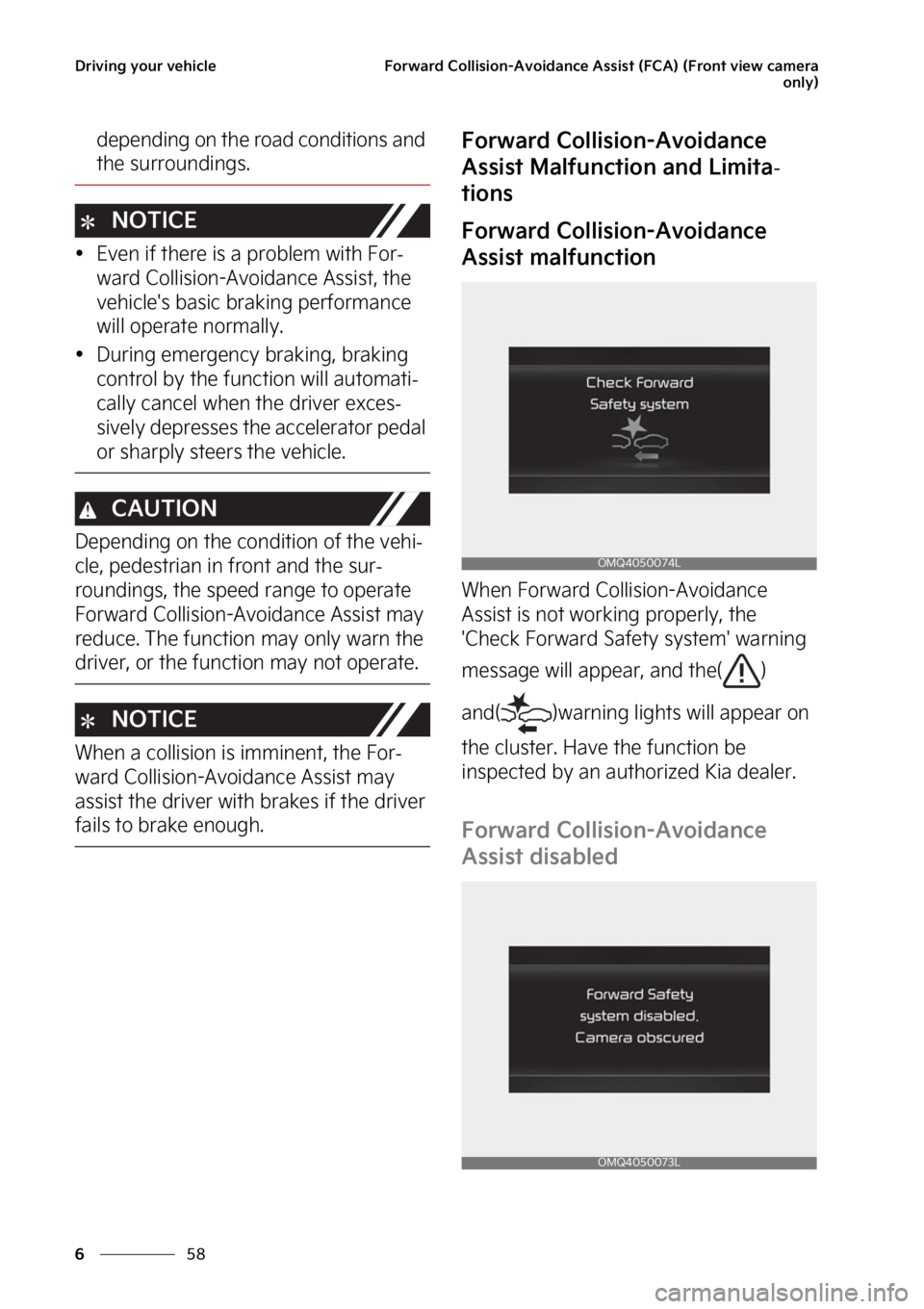 KIA SORENTO PHEV 2023  Owners Manual �%�S�J�W�J�O�H��Z�P�V�S��W�F�I�J�D�M�F
��
�
��P�S�X�B�S�E��$�P�M�M�J�T�J�P�O��"�W�P�J�E�B�O�D�F��"�T�T�J�T�U��	��$�"�
��	��S�P�O�U��W�J�F�X��D�B�N�F�S�B
�P�O�M�Z�

�E�F�Q�F�O�E�J�O�H��