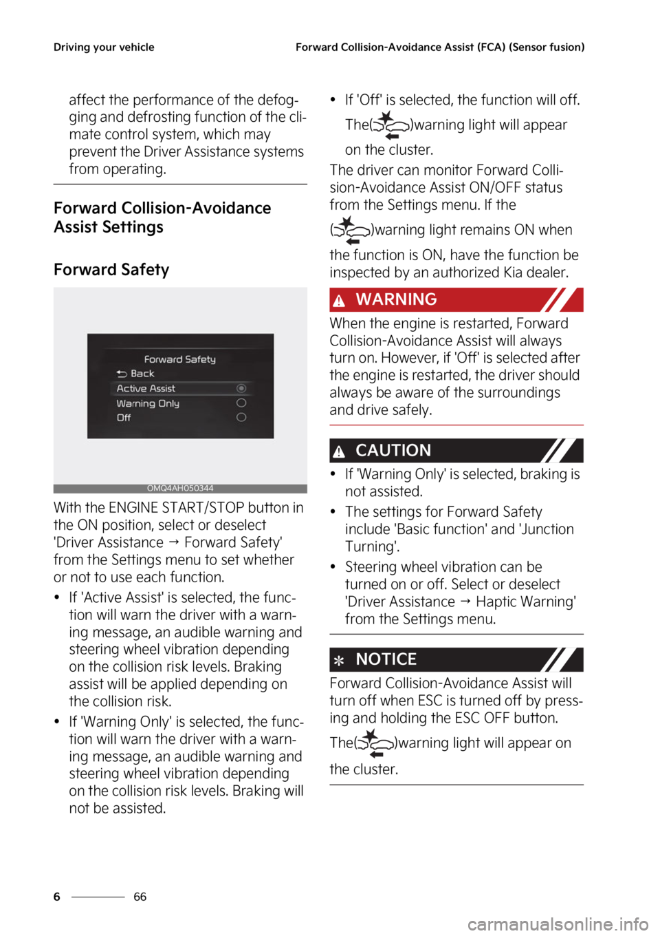 KIA SORENTO PHEV 2023  Owners Manual �%�S�J�W�J�O�H��Z�P�V�S��W�F�I�J�D�M�F
��
�
��P�S�X�B�S�E��$�P�M�M�J�T�J�P�O��"�W�P�J�E�B�O�D�F��"�T�T�J�T�U��	��$�"�
��	�4�F�O�T�P�S��G�V�T�J�P�O�

�B�G�G�F�D�U��U�I�F��Q�F�S�G�P�S�N �