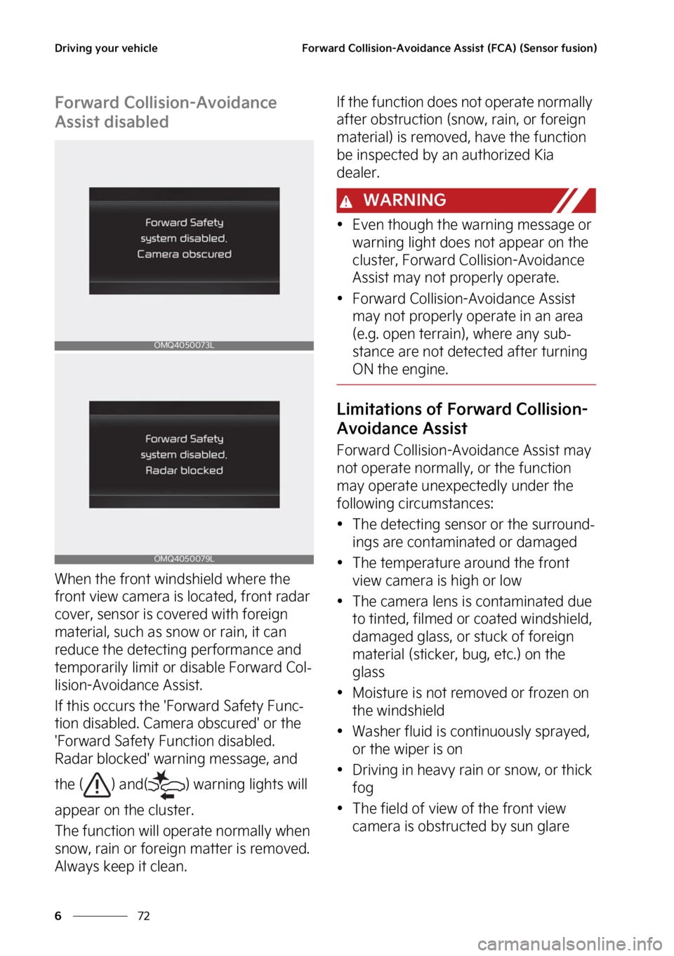 KIA SORENTO PHEV 2023  Owners Manual �%�S�J�W�J�O�H��Z�P�V�S��W�F�I�J�D�M�F
��
�
��P�S�X�B�S�E��$�P�M�M�J�T�J�P�O��"�W�P�J�E�B�O�D�F��"�T�T�J�T�U��	��$�"�
��	�4�F�O�T�P�S��G�V�T�J�P�O�

��P�S�X�B�S�E��$�P�M�M�J�T�J�P�O��"