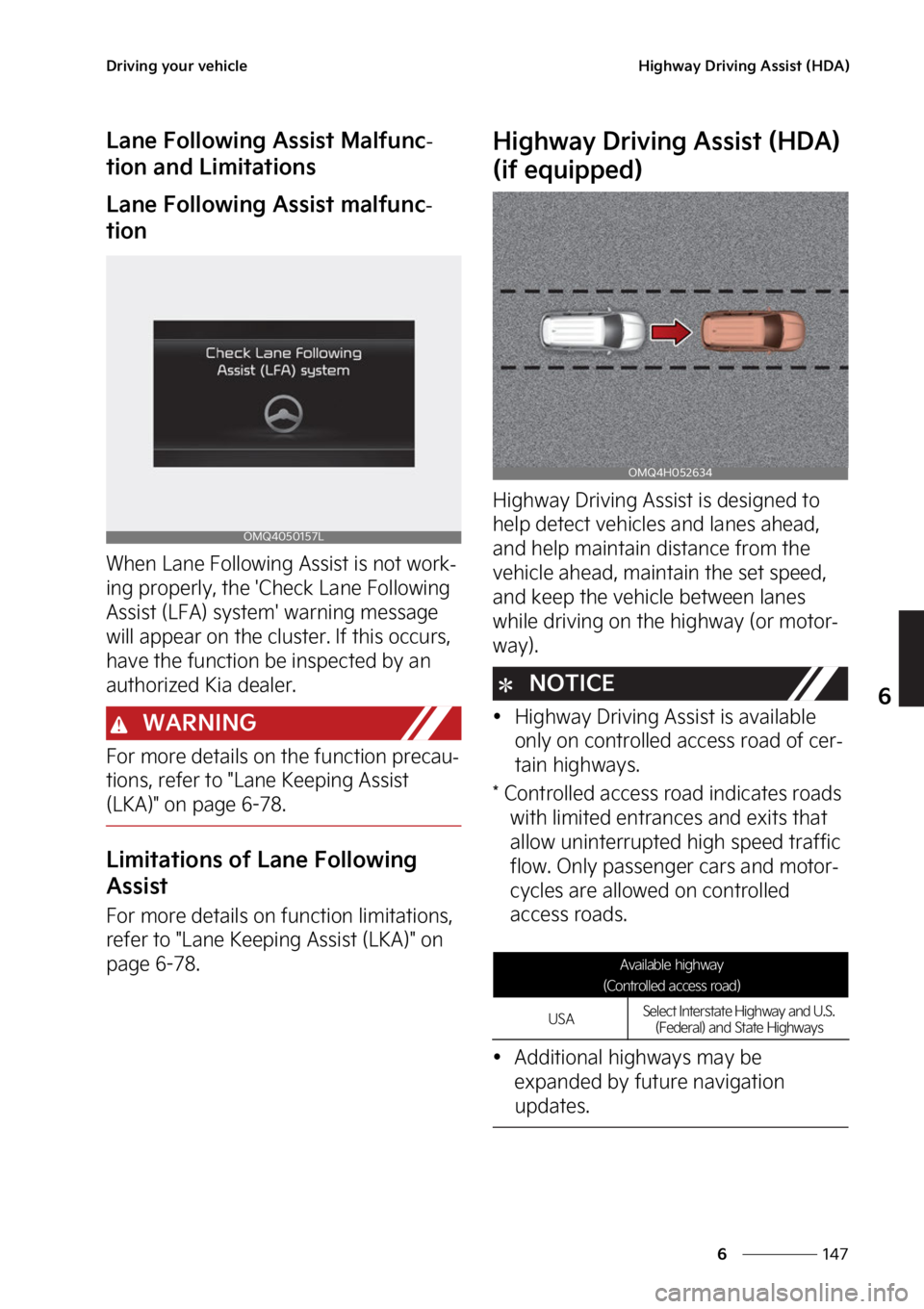 KIA SORENTO PHEV 2023  Owners Manual ���
�
�
�%�S�J�W�J�O�H��Z�P�V�S��W�F�I�J�D�M�F�)�J�H�I�X�B�Z��%�S�J�W�J�O�H��"�T�T�J�T�U��	�)�%�"�

�-�B�O�F���P�M�M�P�X�J�O�H��"�T�T�J�T�U��.�B�M�G�V�O�D-
�U�J�P�O��B�O�E��-�J�N�J�U�B