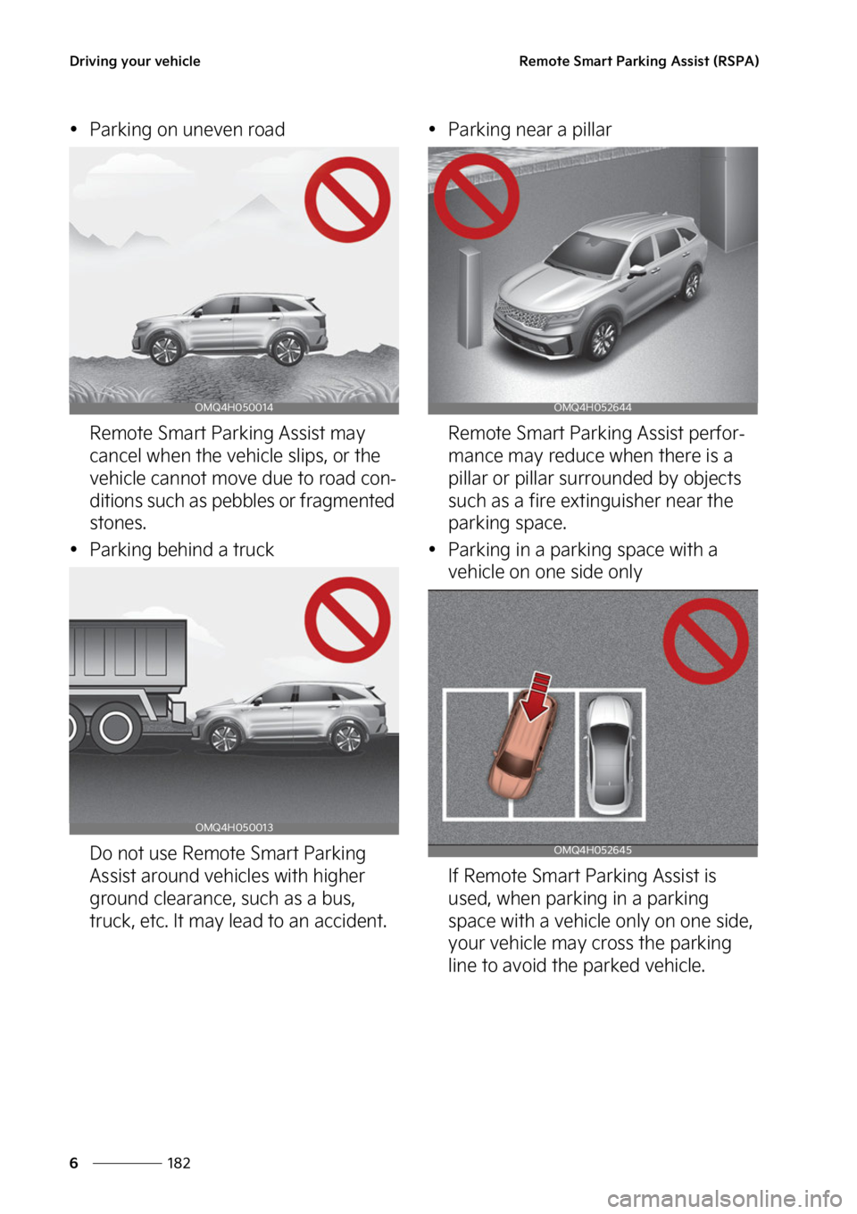 KIA SORENTO PHEV 2023  Owners Manual �%�S�J�W�J�O�H��Z�P�V�S��W�F�I�J�D�M�F
���
�
�3�F�N�P�U�F��4�N�B�S�U��1�B�S�L�J�O�H��"�T�T�J�T�U��	�3�4�1�"�

