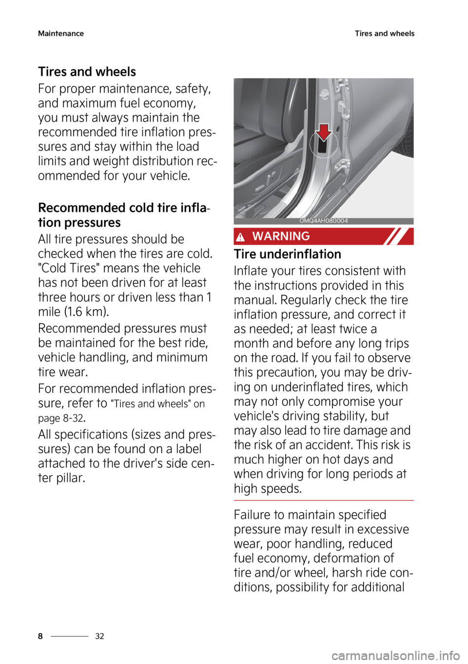 KIA SORENTO PHEV 2023  Owners Manual �.�B�J�O�U�F�O�B�O�D�F
��
�
�5�J�S�F�T��B�O�E��X�I�F�F�M�T
�5�J�S�F�T��B�O�E��X�I�F�F�M�T
��P�S��Q�S�P�Q�F�S��N�B�J�O�U�F�O�B�O�D�F�
��T�B�G�F�U�Z�
�
�B�O�E��N�B�Y�J�N�V�N��G�V�F�M��F�D