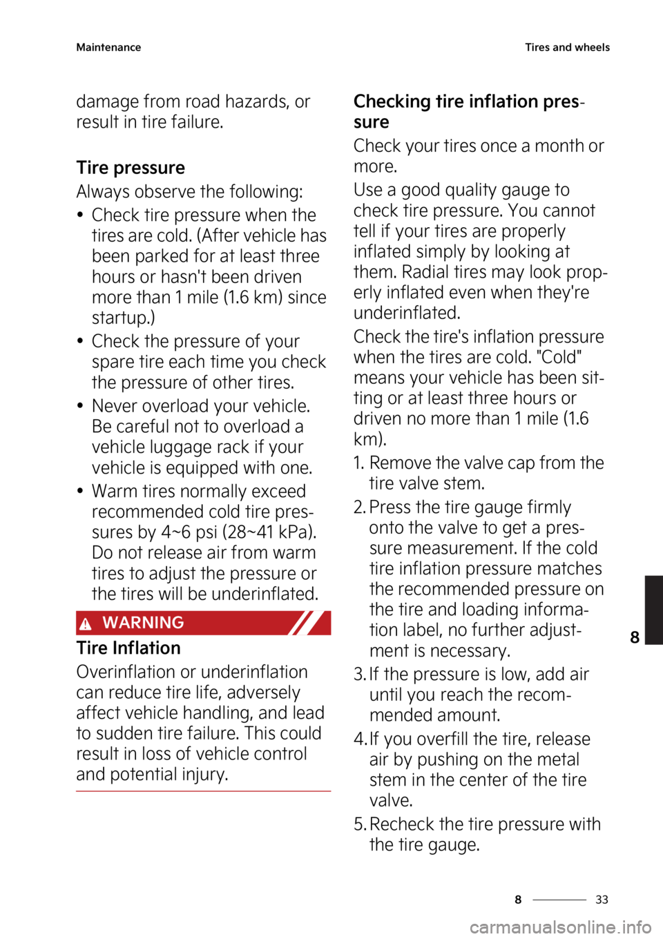 KIA SORENTO PHEV 2023  Owners Manual ��
�
�
�.�B�J�O�U�F�O�B�O�D�F�5�J�S�F�T��B�O�E��X�I�F�F�M�T
�E�B�N�B�H�F��G�S�P�N��S�P�B�E��I�B�[�B�S�E�T�
��P�S�
�S�F�T�V�M�U��J�O��U�J�S�F��G�B�J�M�V�S�F�
�5�J�S�F��Q�S�F�T�T�V�S�F
�