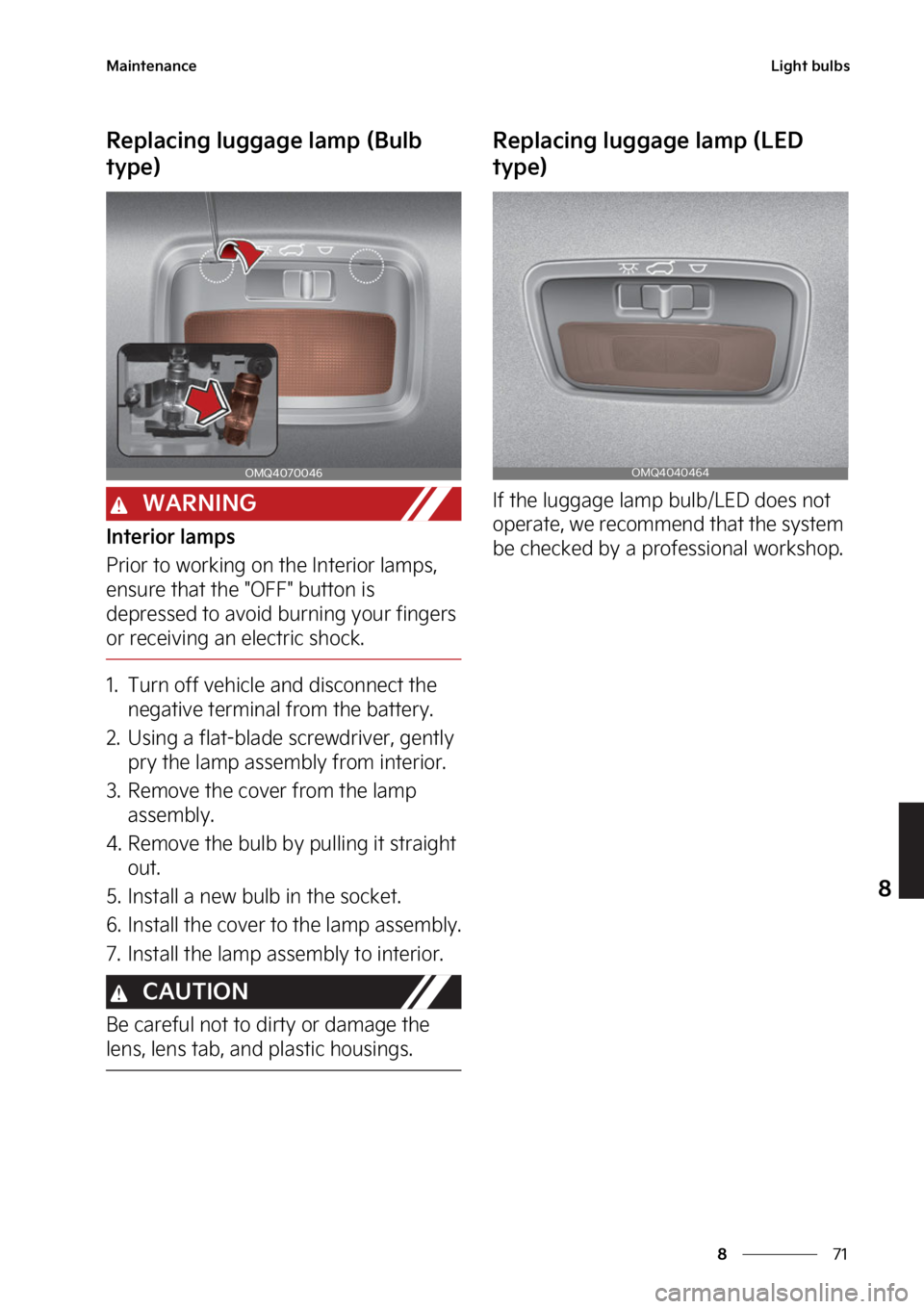 KIA SORENTO PHEV 2023  Owners Manual ��
�
�
�.�B�J�O�U�F�O�B�O�D�F�-�J�H�I�U��C�V�M�C�T
�3�F�Q�M�B�D�J�O�H��M�V�H�H�B�H�F��M�B�N�Q��	�#�V�M�C�
�U�Z�Q�F�

�8�"�3�/�*�/�(
�*�O�U�F�S�J�P�S��M�B�N�Q�T
�1�S�J�P�S��U�P��X�P�S�L�J�O