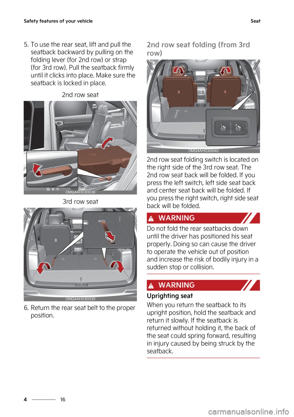 KIA SORENTO PHEV 2023 Manual Online �4�B�G�F�U�Z��G�F�B�U�V�S�F�T��P�G��Z�P�V�S��W�F�I�J�D�M�F
��
�
�4�F�B�U
�� �5�P��V�T�F��U�I�F��S�F�B�S��T�F�B�U�
��M�J�G�U��B�O�E��Q�V�M�M��U�I�F�
�T�F�B�U�C�B�D�L��C�B�D�L�X�B�S�E