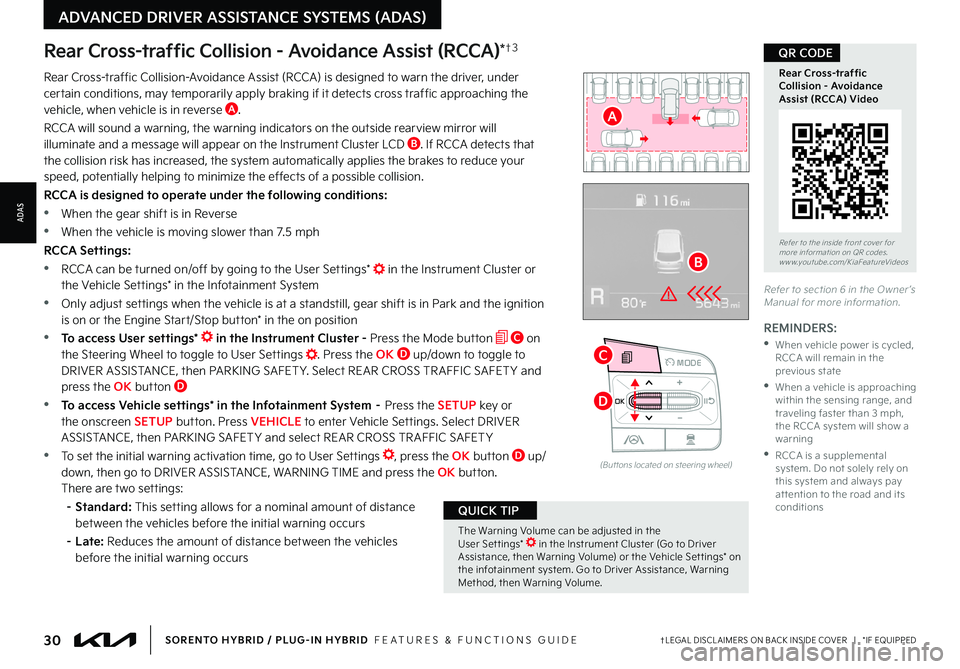 KIA SORENTO PHEV 2023 Features and Functions Guide 30†LEGAL DISCL AIMERS ON BACK INSIDE COVER | *IF EQUIPPEDSORENTO HYBRID / PLUG-IN HYBRID FEATURES & FUNCTIONS GUIDE
OK
MODE
OK
MODEMODE
OKOK
OKOK
OKOK
OK
MODE
MODEMODE
MODEMODE
OK
MODE
MODE KIA SORENTO PHEV 2023 Features and Functions Guide 30†LEGAL DISCL AIMERS ON BACK INSIDE COVER | *IF EQUIPPEDSORENTO HYBRID / PLUG-IN HYBRID FEATURES & FUNCTIONS GUIDE
OK
MODE
OK
MODEMODE
OKOK
OKOK
OKOK
OK
MODE
MODEMODE
MODEMODE
OK
MODE
MODE