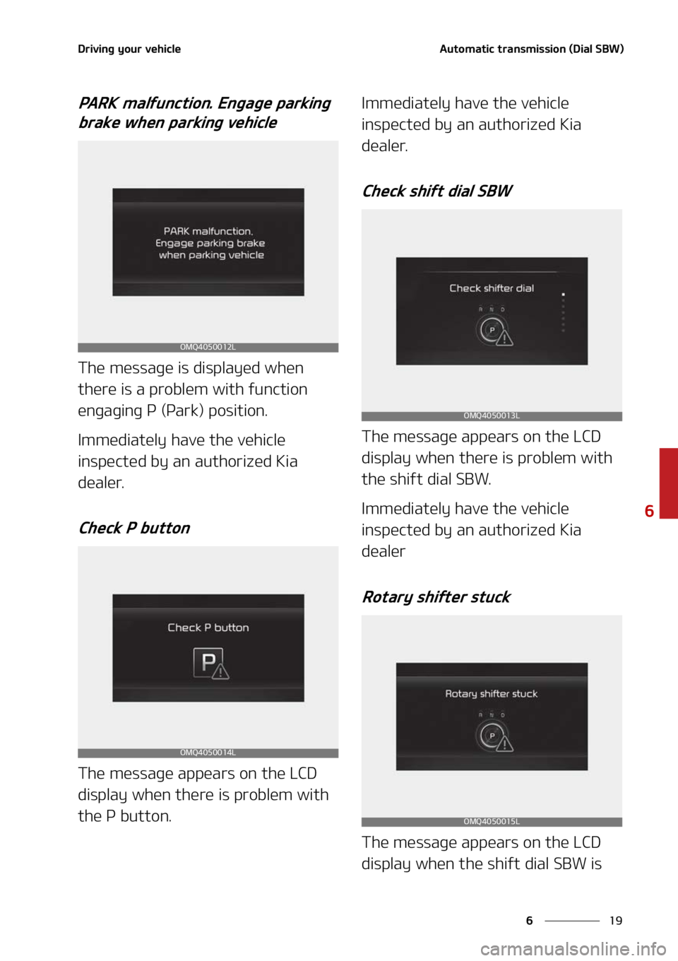 KIA SORENTO PHEV 2022  Owners Manual ��
�
�
�%�S�J�W�J�O�H��Z�P�V�S��W�F�I�J�D�M�F�"�V�U�P�N�B�U�J�D��U�S�B�O�T�N�J�T�T�J�P�O��	�%�J�B�M��4�#�8�

�1�"�3�,��N�B�M�G�V�O�D�U�J�P�O���&�O�H�B�H�F��Q�B�S�L�J�O�H��C�S�B�L�F��X�I