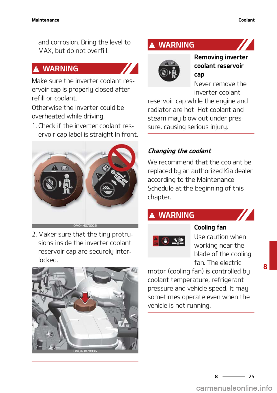 KIA SORENTO PHEV 2022  Owners Manual ��
�
�
�.�B�J�O�U�F�O�B�O�D�F�$�P�P�M�B�O�U
�B�O�E��D�P�S�S�P�T�J�P�O���#�S�J�O�H��U�I�F��M�F�W�F�M��U�P�
�.�"�9�
��C�V�U��E�P��O�P�U��P�W�F�S�G�J�M�M�
�8�" �3 �/ �* �/ �(
�.�B�L�F��T