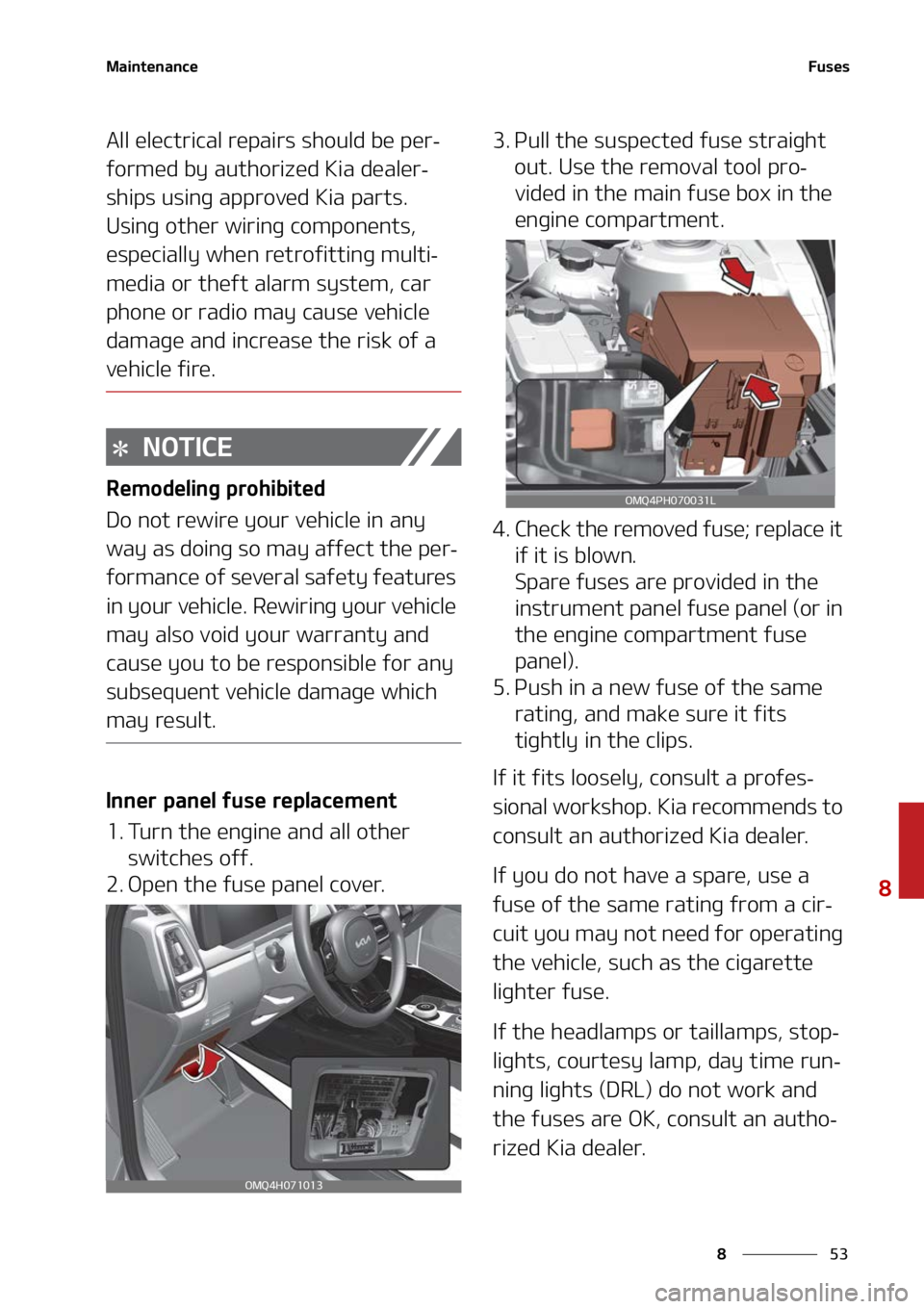KIA SORENTO PHEV 2022  Owners Manual ��
�
�
�.�B�J�O�U�F�O�B�O�D�F��V�T�F�T
�"�M�M��F�M�F�D�U�S�J�D�B�M��S�F�Q�B�J�S�T��T�I�P�V�M�E��C�F��Q�F�S-
�G�P�S�N�F�E��C�Z��B�V�U�I�P�S�J�[�F�E��,�J�B��E�F�B�M�F�S-
�T�I�J�Q�T��V�T�J