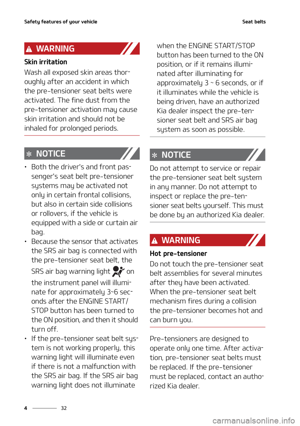 KIA SORENTO HYBRID 2022  Owners Manual �4�B�G�F�U�Z��G�F�B�U�V�S�F�T��P�G��Z�P�V�S��W�F�I�J�D�M�F
��
�
�4�F�B�U��C�F�M�U�T
�8�" �3 �/ �* �/ �(
�4�L�J�O��J�S�S�J�U�B�U�J�P�O
�8�B�T�I��B�M�M��F�Y�Q�P�T�F�E��T�L�J�O��B�S�F�B�T��