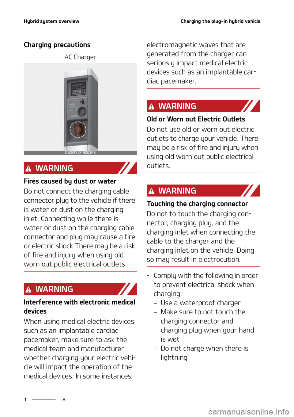 KIA SORENTO HYBRID 2022 User Guide �)�Z�C�S�J�E��T�Z�T�U�F�N��P�W�F�S�W�J�F�X
�
�
�$�I�B�S�H�J�O�H��U�I�F��Q�M�V�H��J�O��I�Z�C�S�J�E��W�F�I�J�D�M�F
�$�I�B�S�H�J�O�H��Q�S�F�D�B�V�U�J�P�O�T
�"�$��$�I�B�S�H�F�S
�8�" �3 �/ �* �/