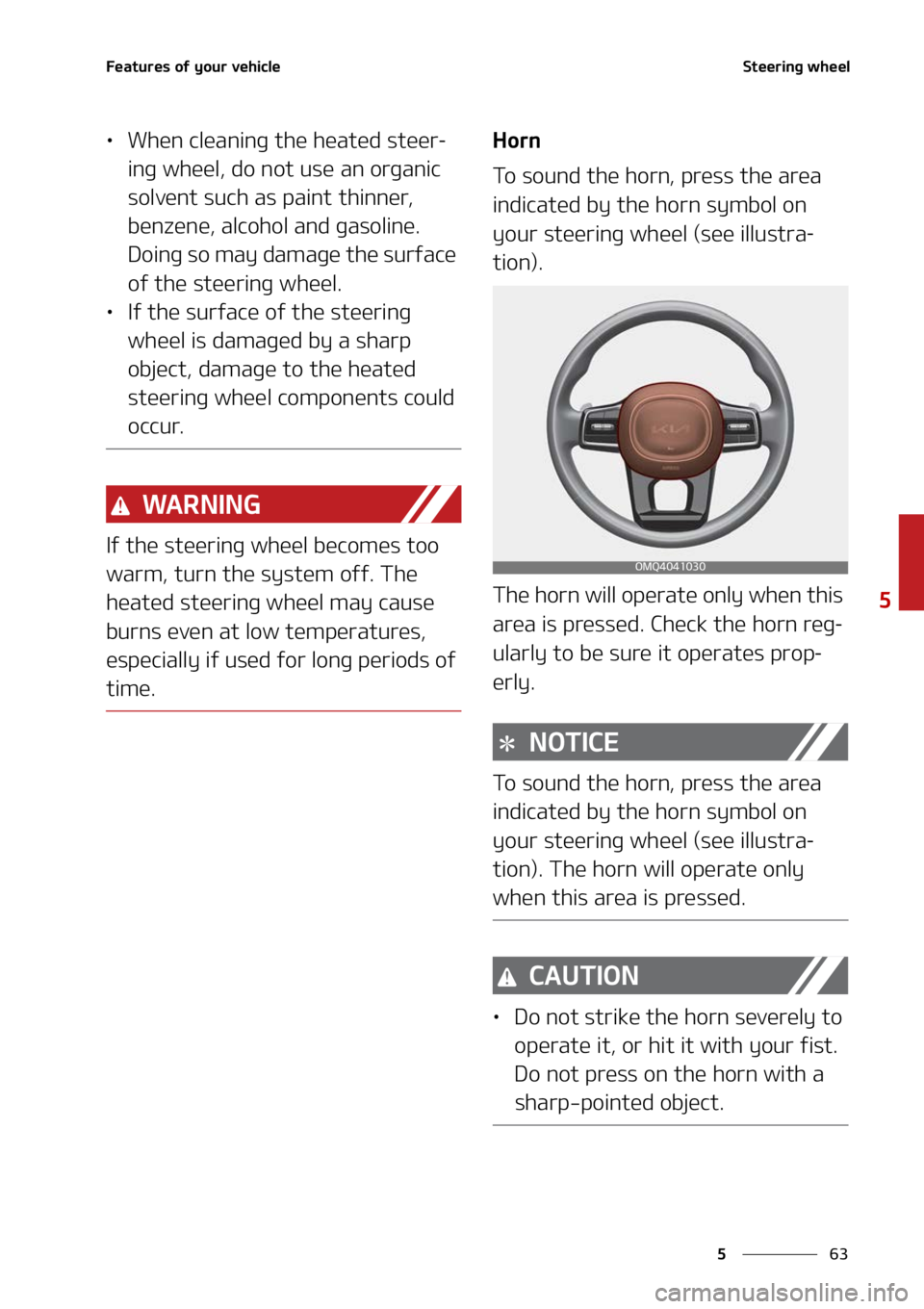 KIA SORENTO HYBRID 2022  Owners Manual ��
�
�
��F�B�U�V�S�F�T��P�G��Z�P�V�S��W�F�I�J�D�M�F�4�U�F�F�S�J�O�H��X�I�F�F�M
LÜ�8�I�F�O��D�M�F�B�O�J�O�H��U�I�F��I�F�B�U�F�E��T�U�F�F�S-
�J�O�H��X�I�F�F�M�
��E�P��O�P�U��V�T�F��B�
