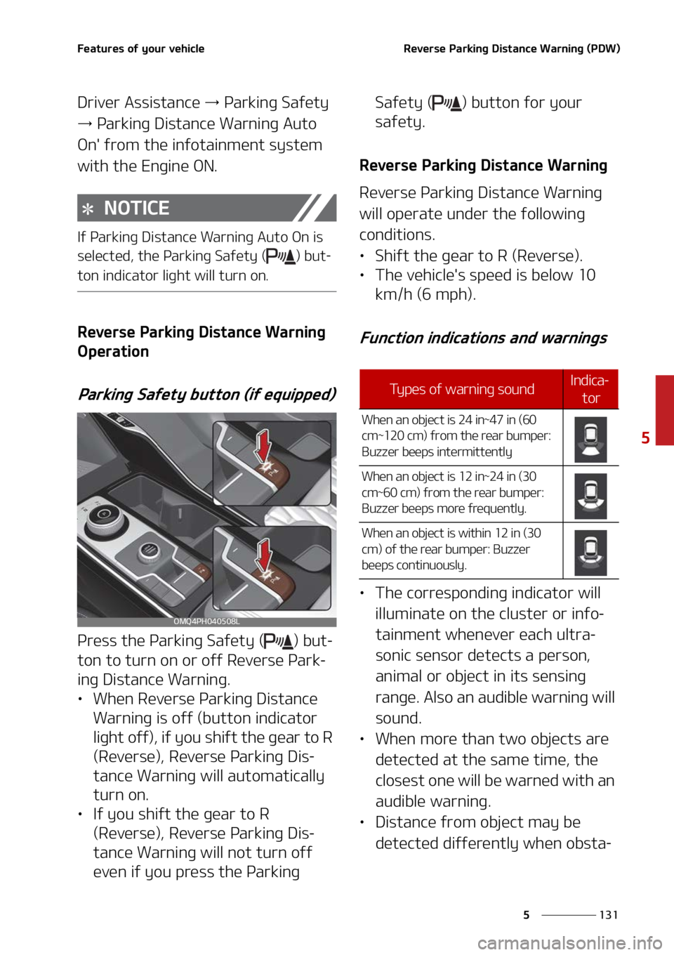 KIA SORENTO HYBRID 2022  Owners Manual ���
�
�
��F�B�U�V�S�F�T��P�G��Z�P�V�S��W�F�I�J�D�M�F�3�F�W�F�S�T�F��1�B�S�L�J�O�H��%�J�T�U�B�O�D�F��8�B�S�O�J�O�H��	�1�%�8�

�%�S�J�W�F�S��"�T�T�J�T�U�B�O�D�F� �