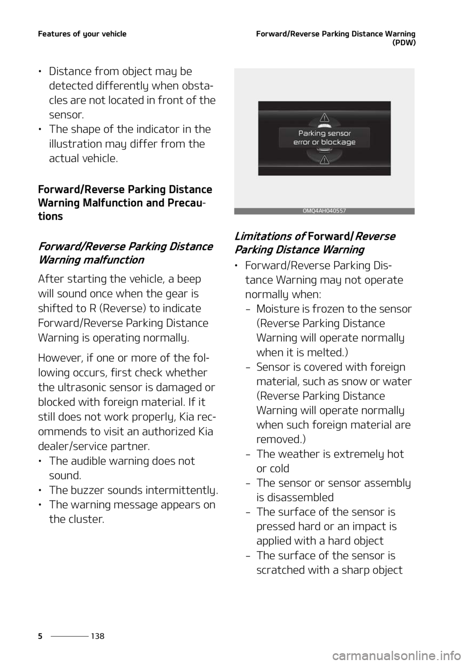KIA SORENTO HYBRID 2022  Owners Manual ��F�B�U�V�S�F�T��P�G��Z�P�V�S��W�F�I�J�D�M�F
���
�
��P�S�X�B�S�E��3�F�W�F�S�T�F��1�B�S�L�J�O�H��%�J�T�U�B�O�D�F��8�B�S�O�J�O�H
�	�1�%�8�

LÜ�%�J�T�U�B�O�D�F��G�S�P�N��P�C�K�F�D�U��N�B