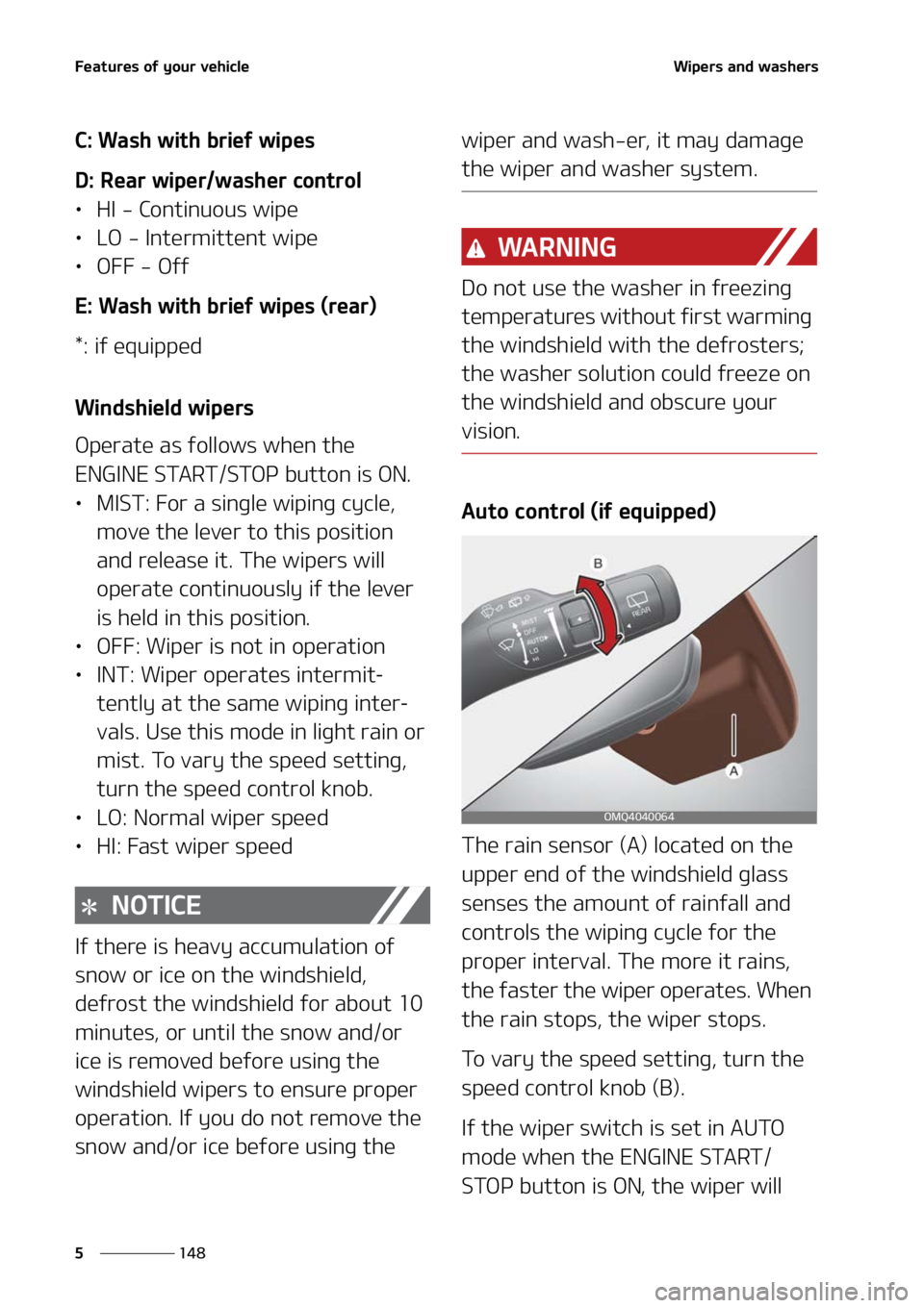 KIA SORENTO HYBRID 2022  Owners Manual ��F�B�U�V�S�F�T��P�G��Z�P�V�S��W�F�I�J�D�M�F
���
�
�8�J�Q�F�S�T��B�O�E��X�B�T�I�F�S�T
�$���8�B�T�I��X�J�U�I��C�S�J�F�G��X�J�Q�F�T
�%���3�F�B�S��X�J�Q�F�S��X�B�T�I�F�S��D�P�O�U�S�P�