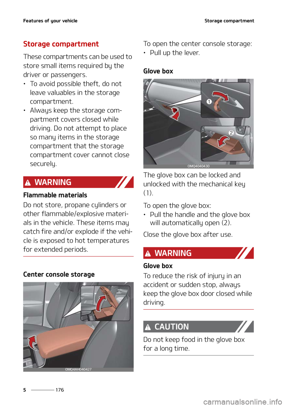 KIA SORENTO HYBRID 2022  Owners Manual ��F�B�U�V�S�F�T��P�G��Z�P�V�S��W�F�I�J�D�M�F
���
�
�4�U�P�S�B�H�F��D�P�N�Q�B�S�U�N�F�O�U
�4�U�P�S�B�H�F��D�P�N�Q�B�S�U�N�F�O�U
�5�I�F�T�F��D�P�N�Q�B�S�U�N�F�O�U�T��D�B�O��C�F��V�T�F�E��