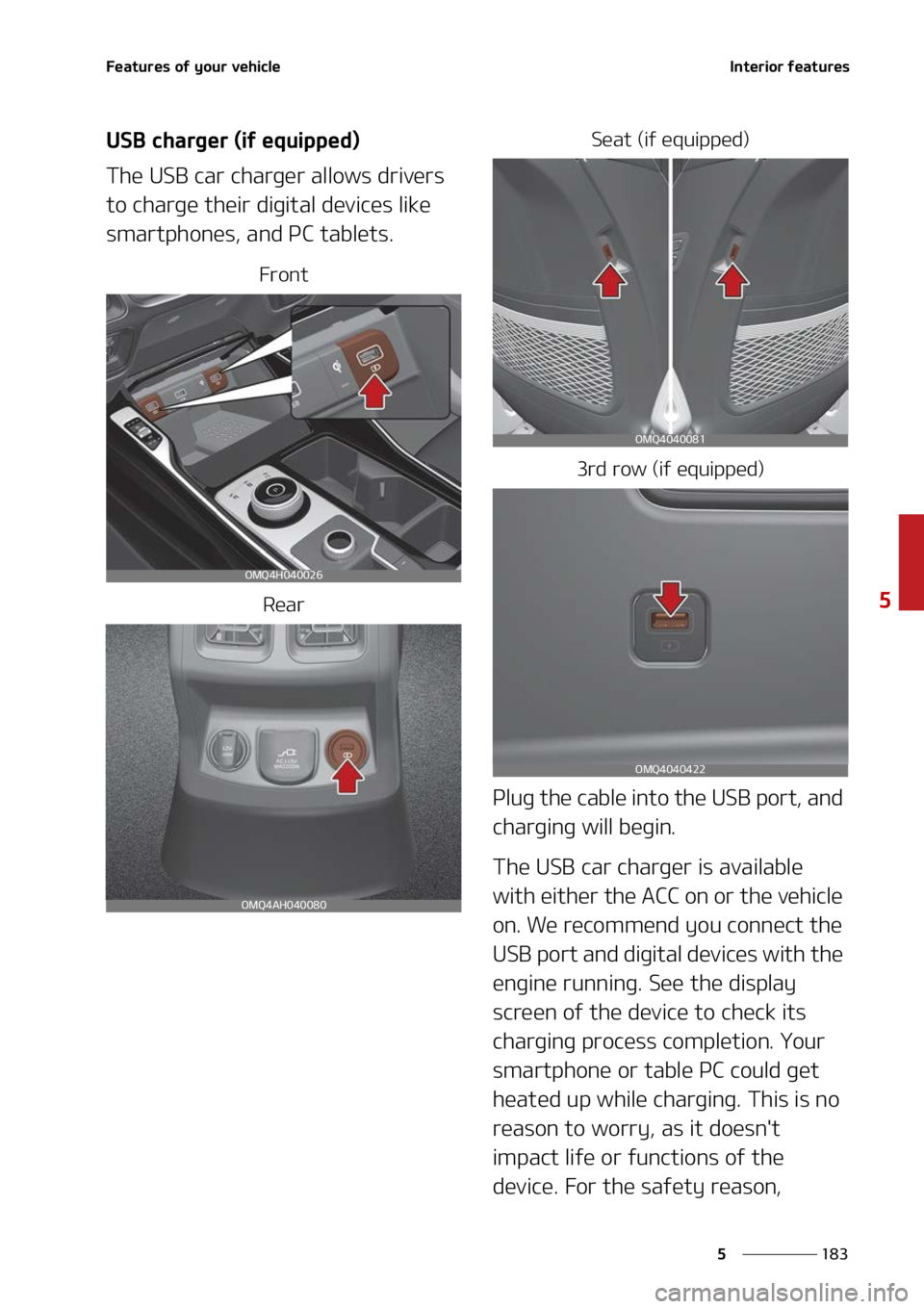 KIA SORENTO HYBRID 2022  Owners Manual ���
�
�
��F�B�U�V�S�F�T��P�G��Z�P�V�S��W�F�I�J�D�M�F�*�O�U�F�S�J�P�S��G�F�B�U�V�S�F�T
�6�4�#��D�I�B�S�H�F�S��	�J�G��F�R�V�J�Q�Q�F�E�

�5�I�F��6�4�#��D�B�S��D�I�B�S�H�F�S��B�M�M�P�X�T�
