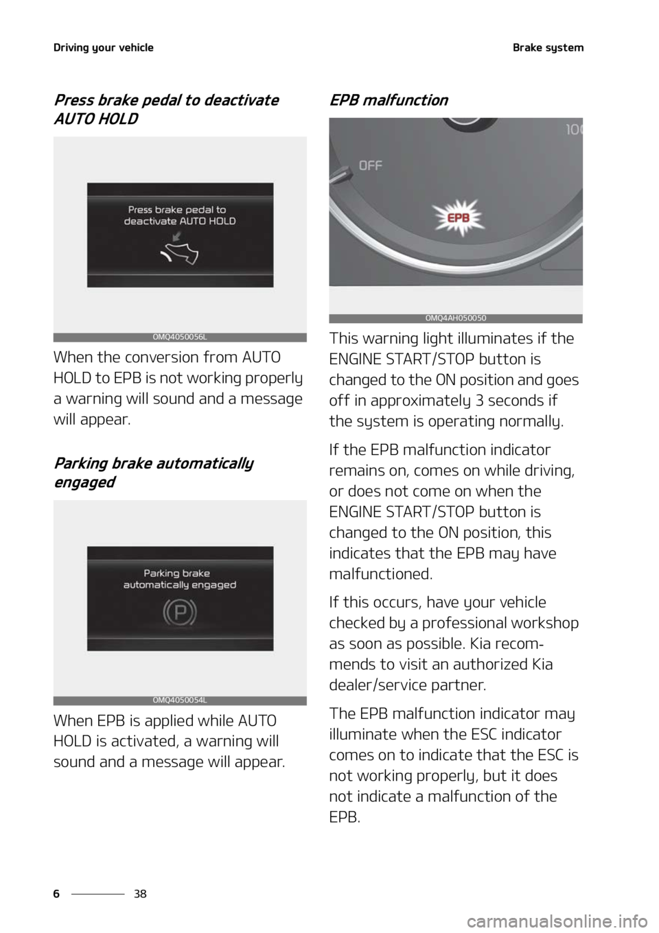 KIA SORENTO HYBRID 2022  Owners Manual �%�S�J�W�J�O�H��Z�P�V�S��W�F�I�J�D�M�F
��
�
�#�S�B�L�F��T�Z�T�U�F�N
�1�S�F�T�T��C�S�B�L�F��Q�F�E�B�M��U�P��E�F�B�D�U�J�W�B�U�F�
�"�6�5�0��)�0�-�%
�8�I�F�O��U�I�F��D�P�O�W�F�S�T�J�P�O��G
