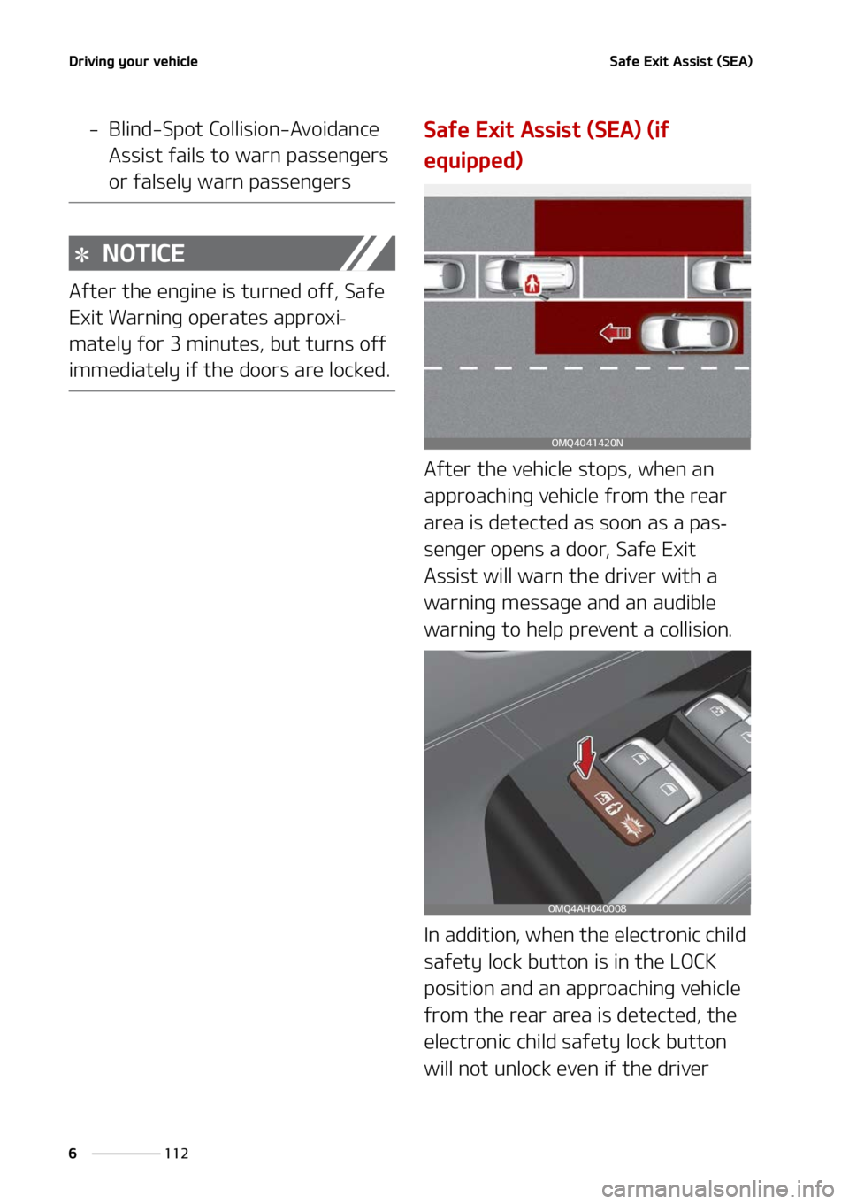 KIA SORENTO HYBRID 2022  Owners Manual �%�S�J�W�J�O�H��Z�P�V�S��W�F�I�J�D�M�F
���
�
�4�B�G�F��&�Y�J�U��"�T�T�J�T�U��	�4�&�"�

� �#�M�J�O�E��4�Q�P�U��$�P�M�M�J�T�J�P�O��"�W�P�J�E�B�O�D�F�
�"�T�T�J�T�U��G�B�J�M�T��U�P��X�B�S