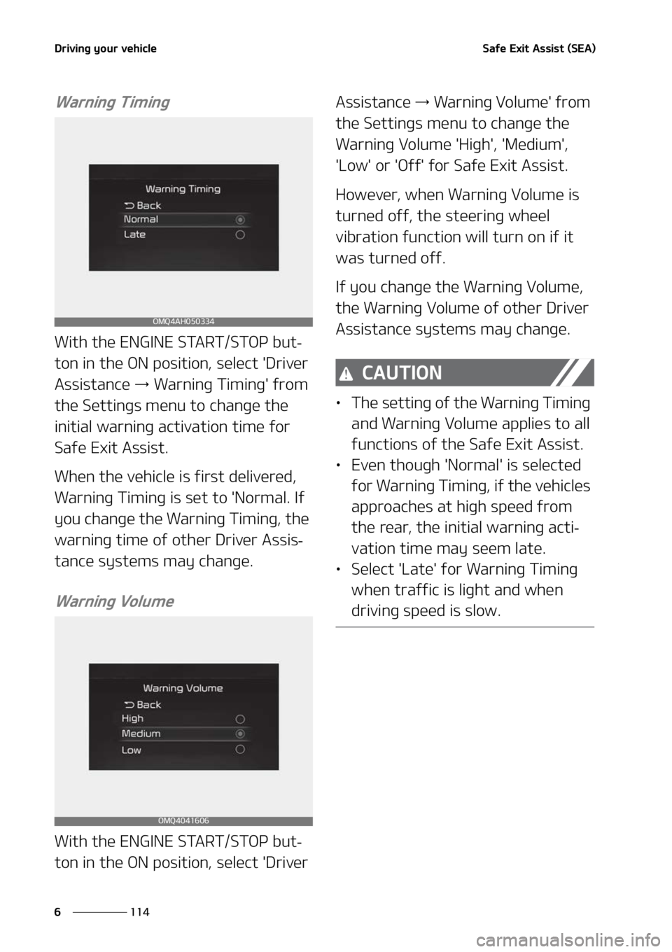 KIA SORENTO HYBRID 2022  Owners Manual �%�S�J�W�J�O�H��Z�P�V�S��W�F�I�J�D�M�F
���
�
�4�B�G�F��&�Y�J�U��"�T�T�J�T�U��	�4�&�"�

�8�B�S�O�J�O�H��5�J�N�J�O�H�
�8�J�U�I��U�I�F��&�/�(�*�/�&��4�5�"�3�5��4�5�0�1��C�V�U-
�U�P�O��J�